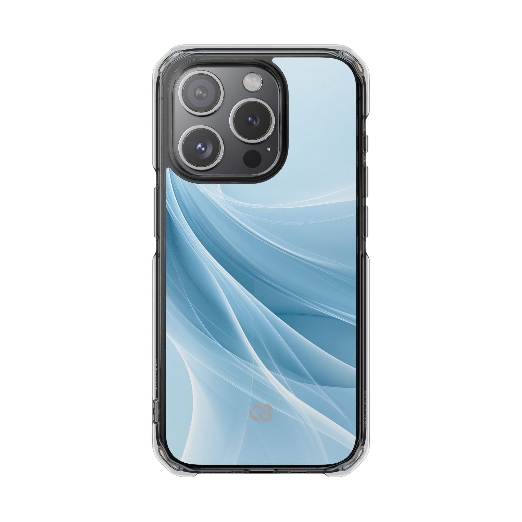 Blue Impact MagSafe Phone Case for iPhone - Arctic Silk Drift