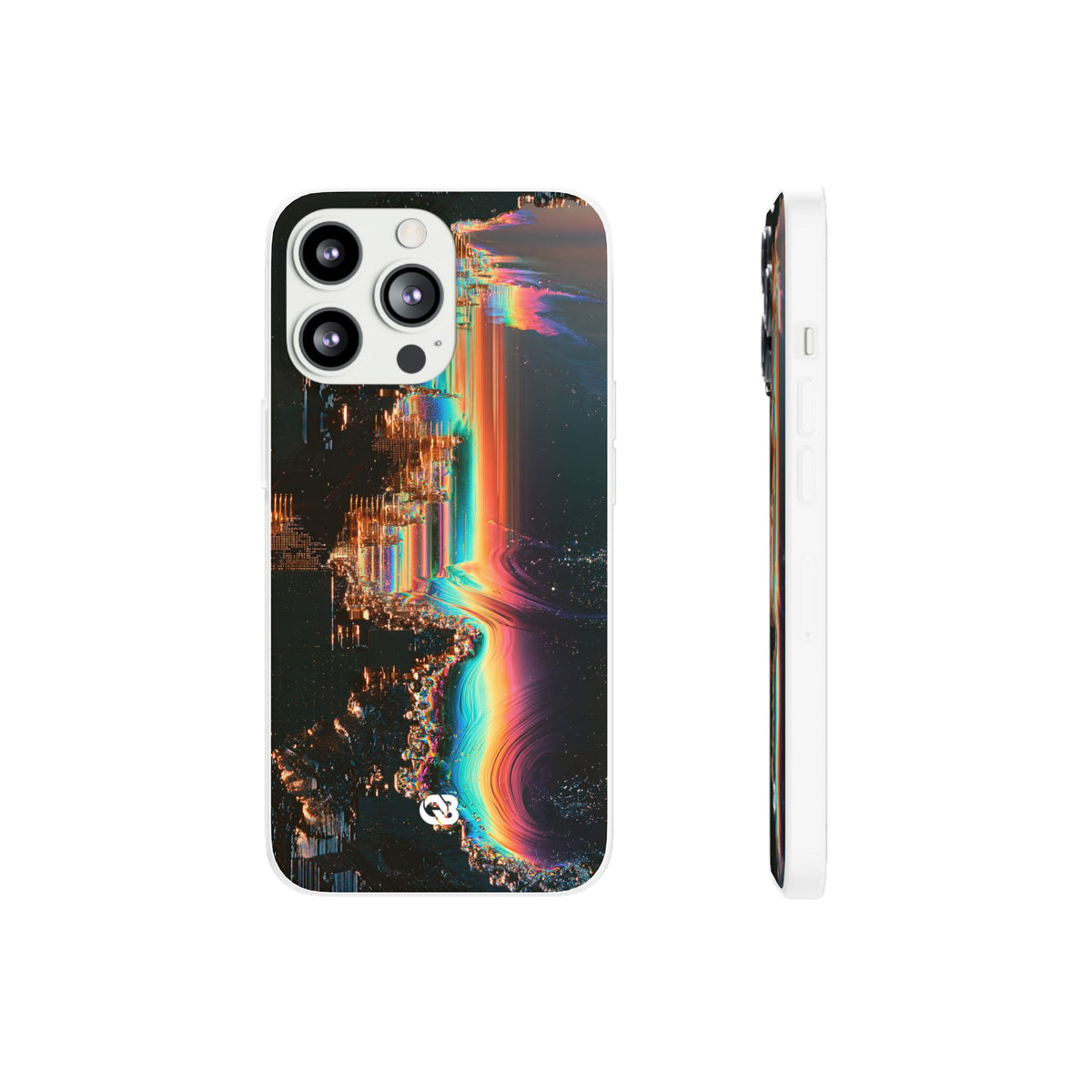 Prismatic Circuit · Lite Phone Case for iPhone · Black