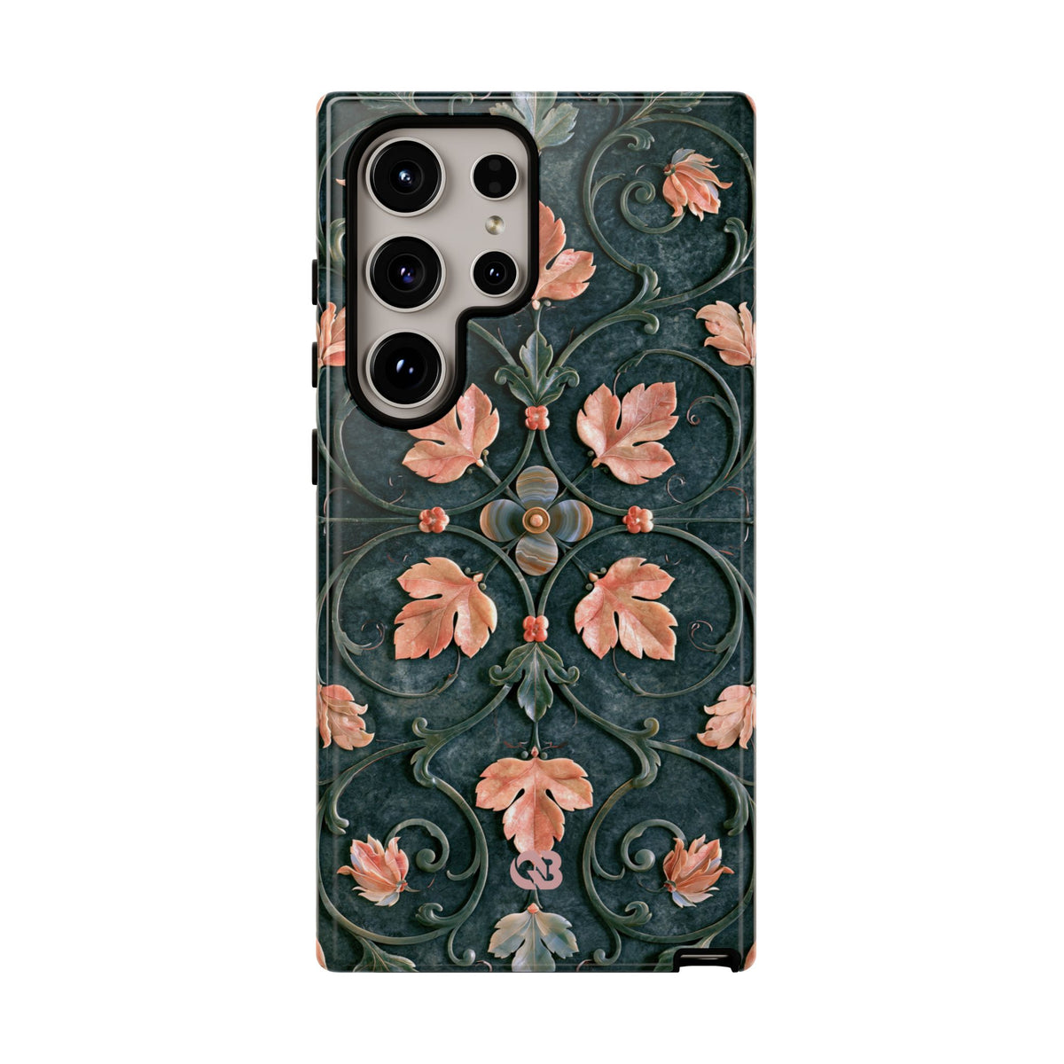 Florentine Rose Arabesque · Tough Phone Case for Samsung · Green