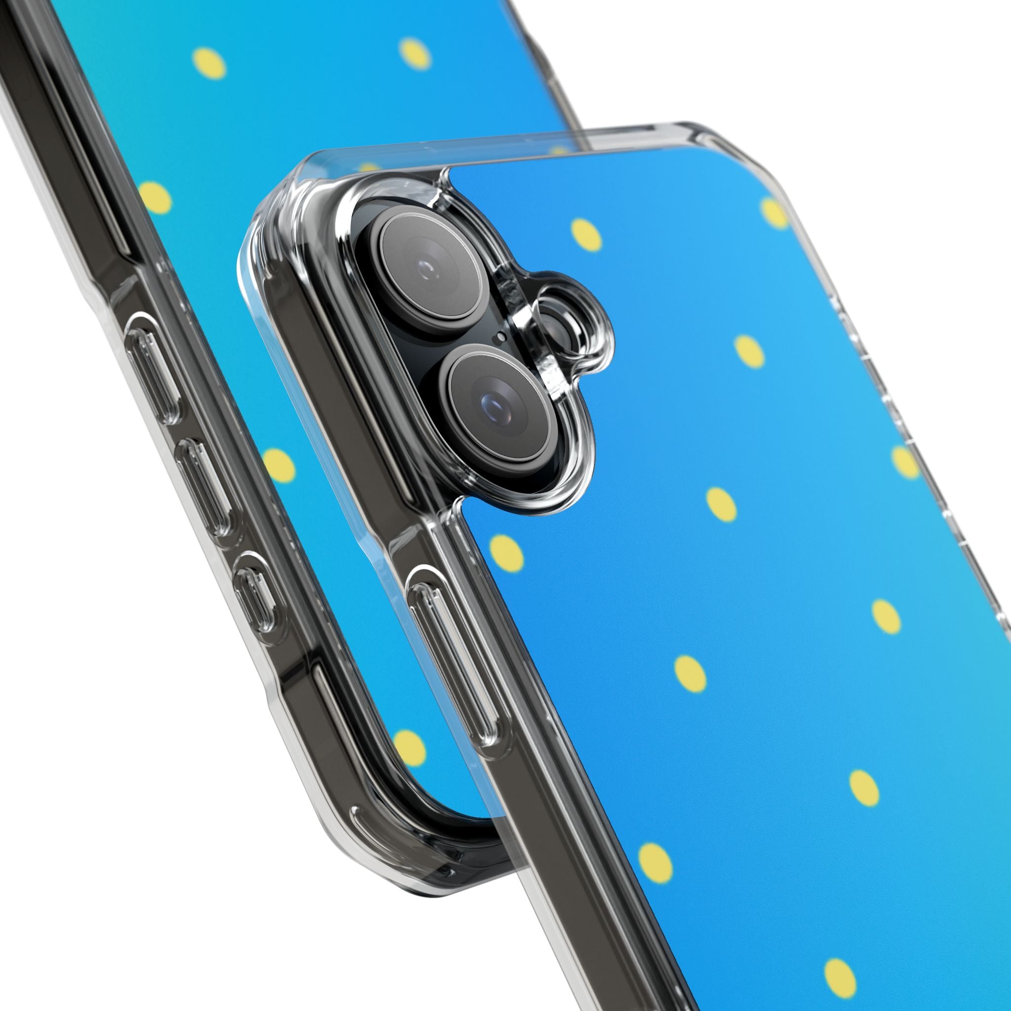 Cyan Sun Dots · Impact Θήκη για iPhone · Magsafe
