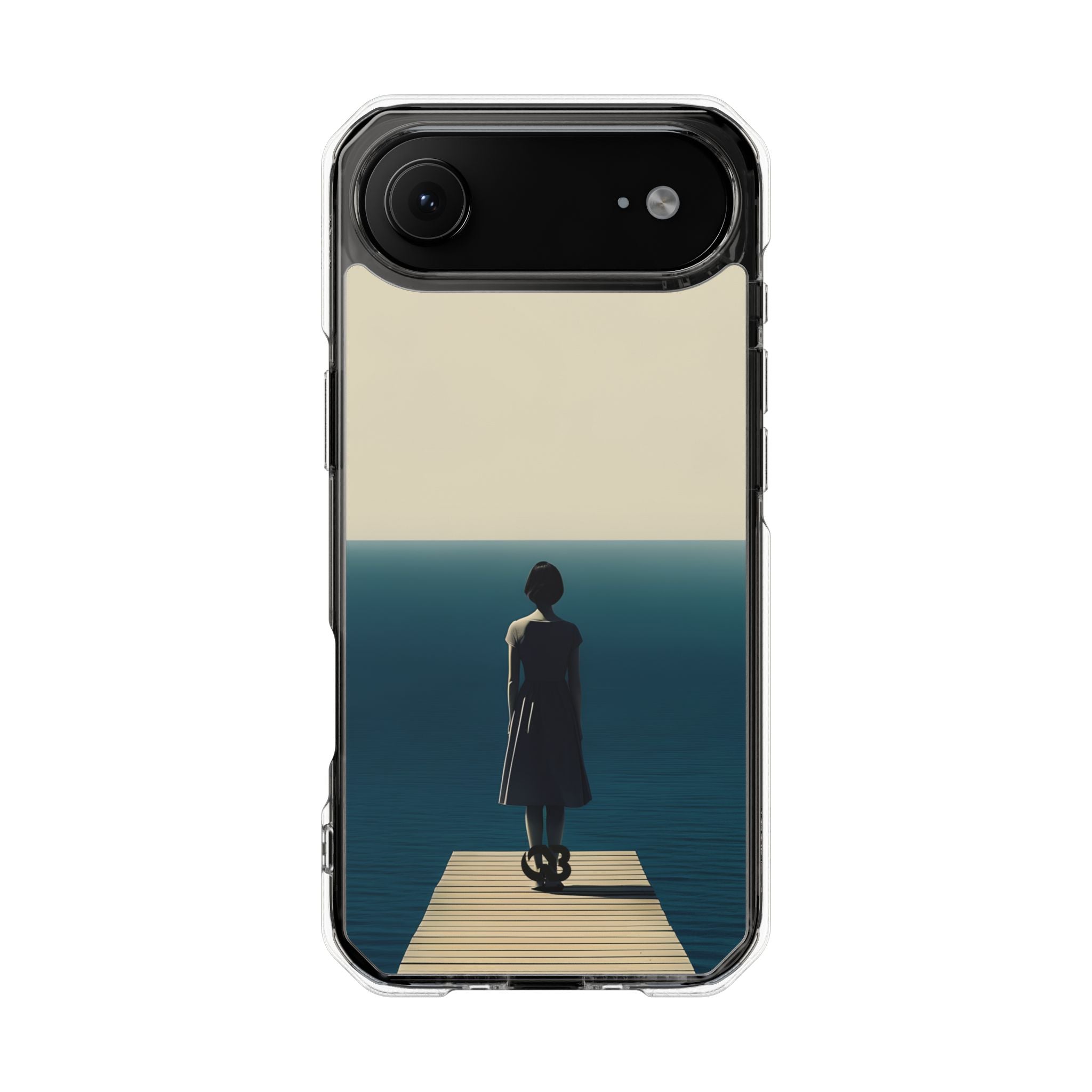 Solitary Blue Horizon · Impact Hoesje voor iPhone · Magsafe