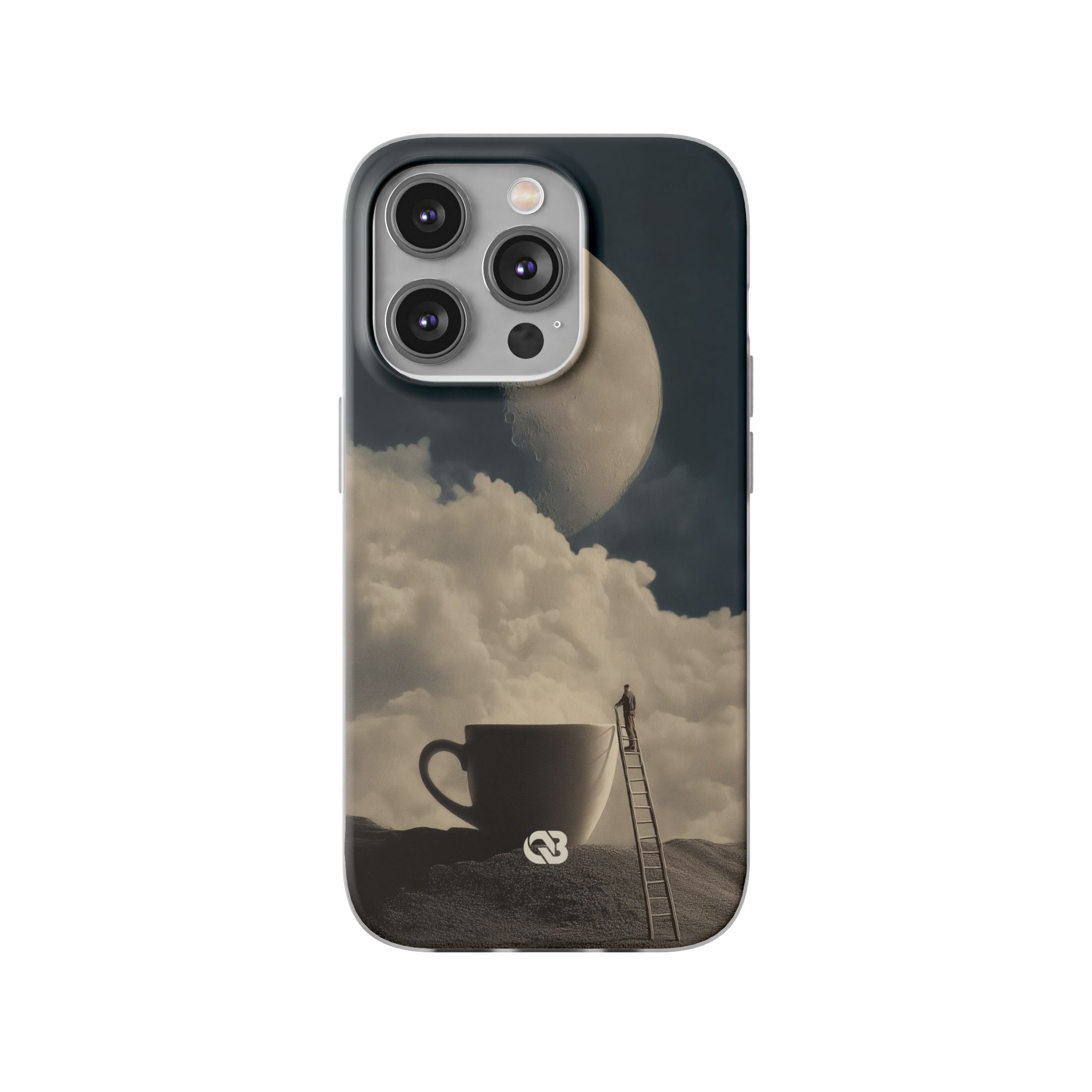 Midnight Brew Moon · Soft Mobilskal för iPhone