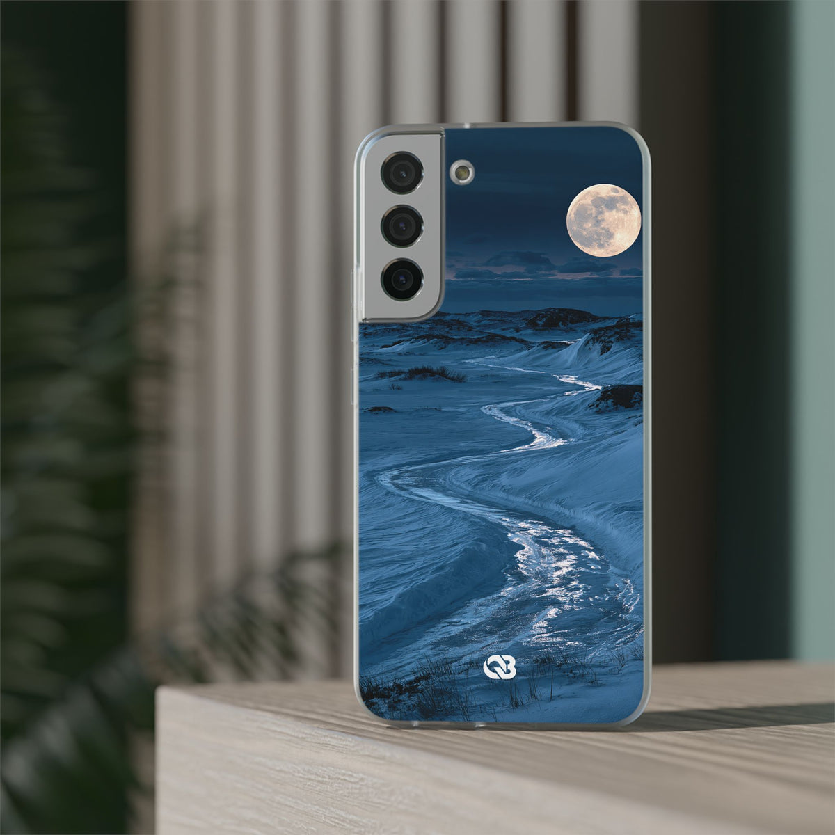 Arctic Moon Drift · Lite Phone Case for Samsung · Blue
