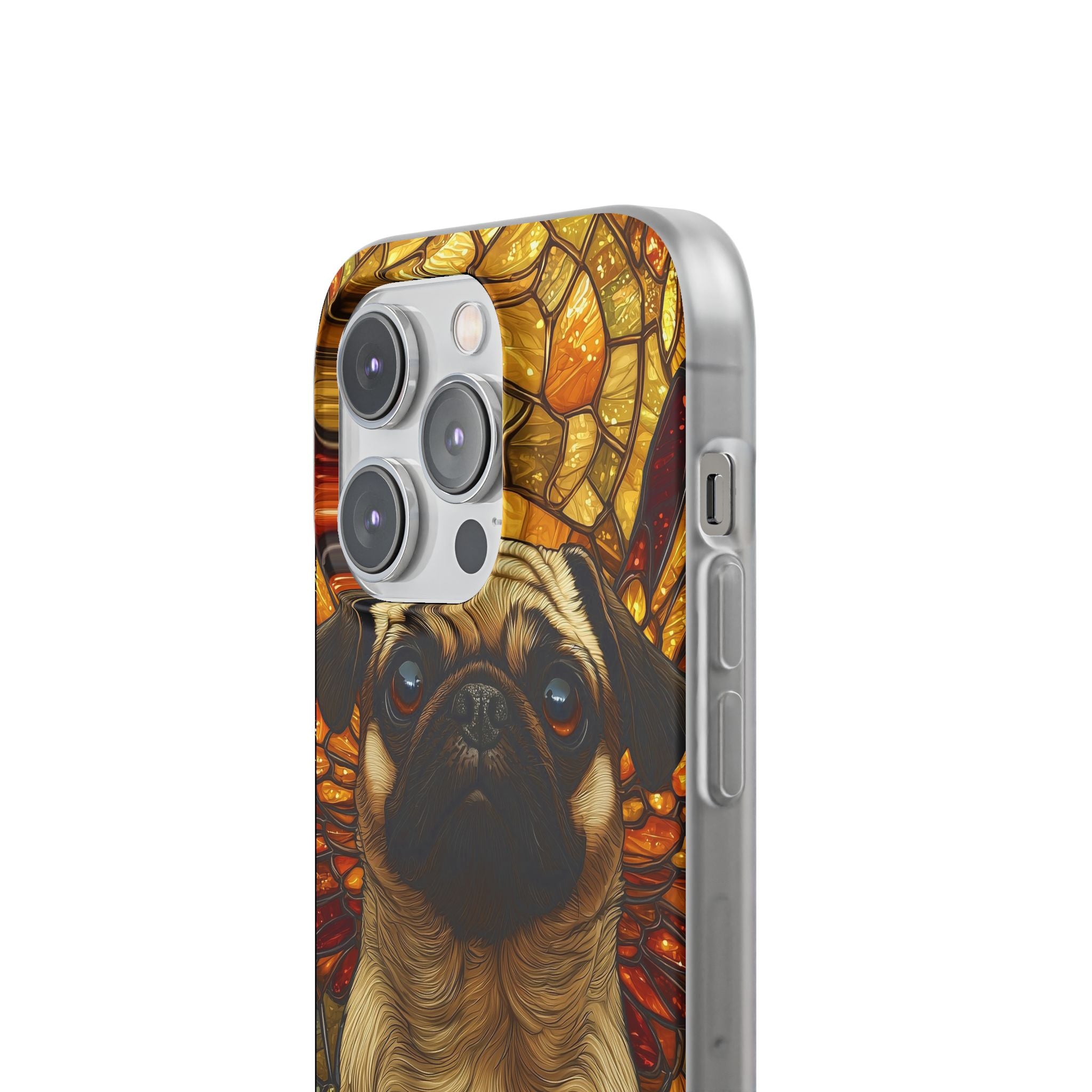 Amber Pug Divinity · Soft Case for iPhone