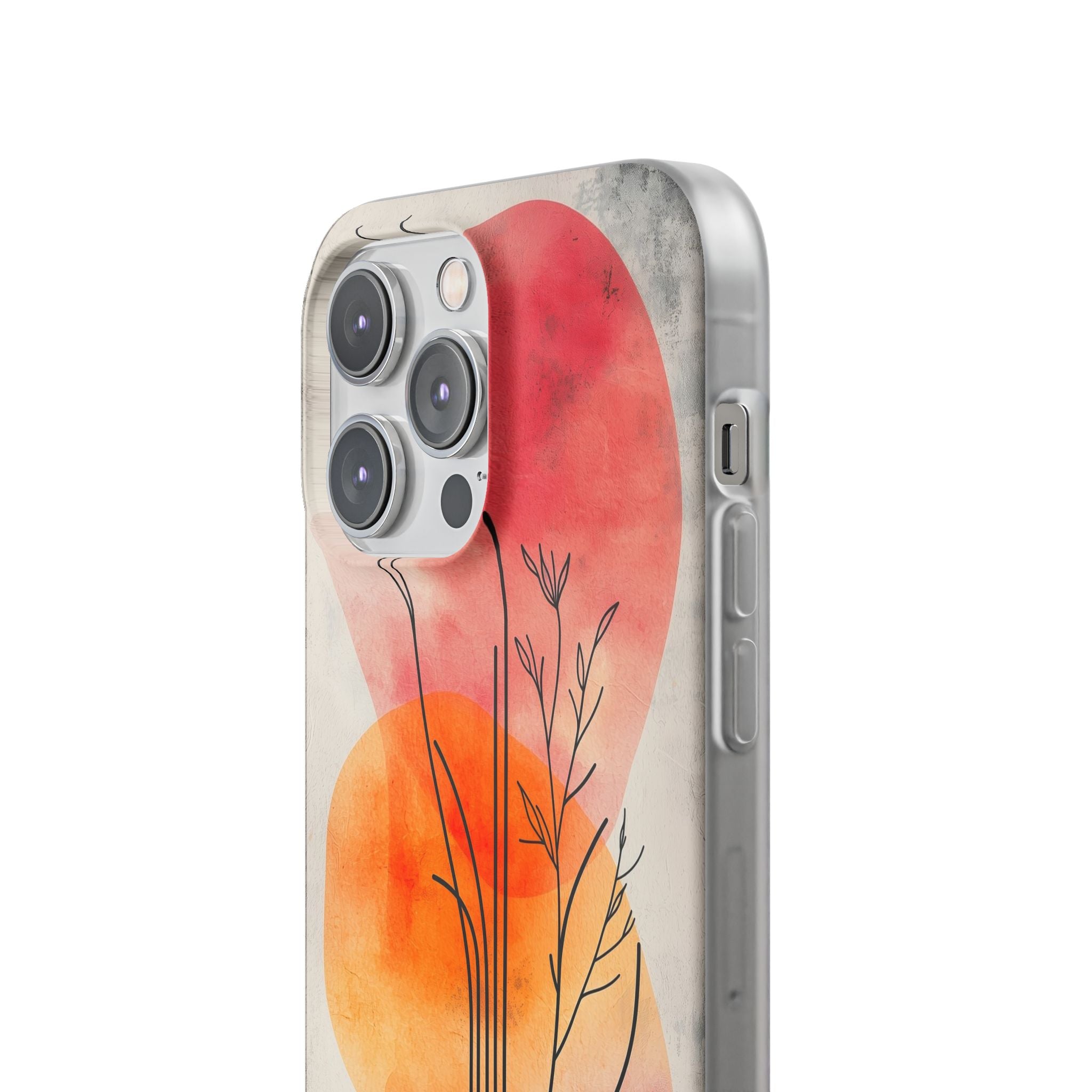Crimson Bloom Lineage · Soft Phone Case for iPhone