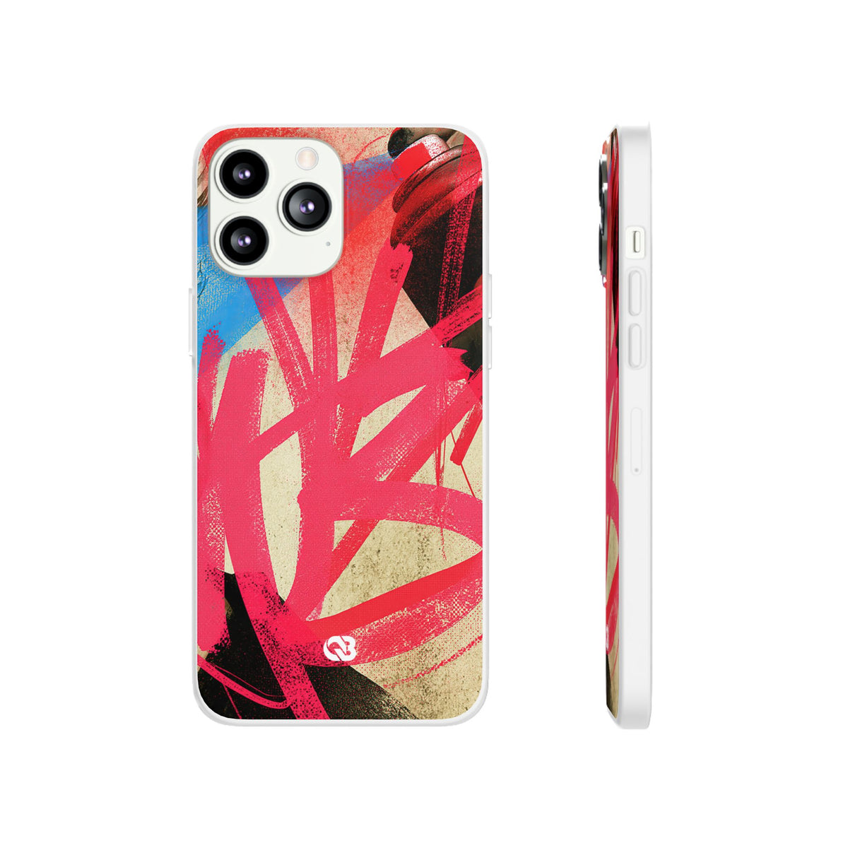 Neon Spray Tag · Lite Phone Case for iPhone · Pink