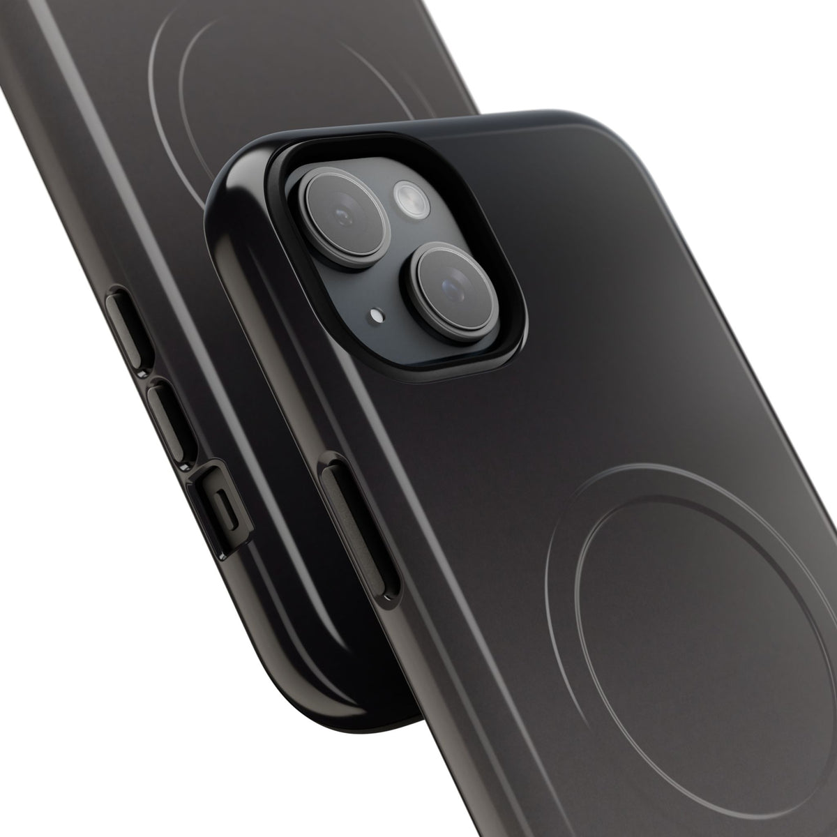 Grey Tough 2.0 Magsafe Phone Case for iPhone - Obsidian Ash Fade
