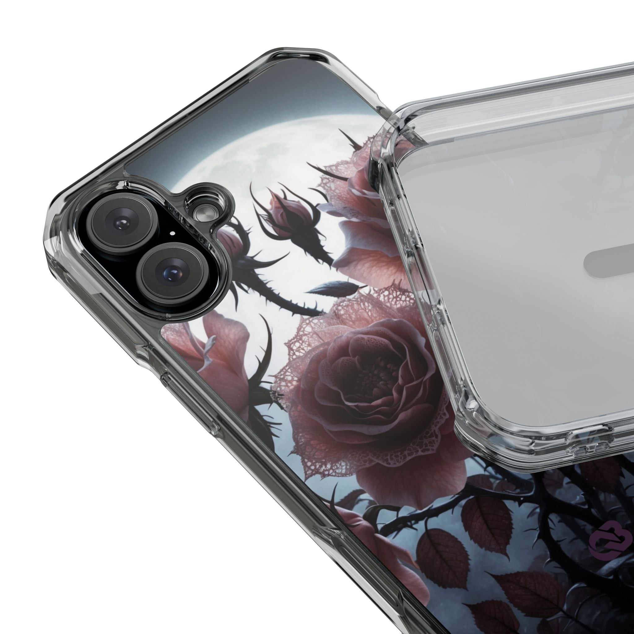 Lunar Lace Petals · Impact Coque de téléphone pour iPhone · Magsafe