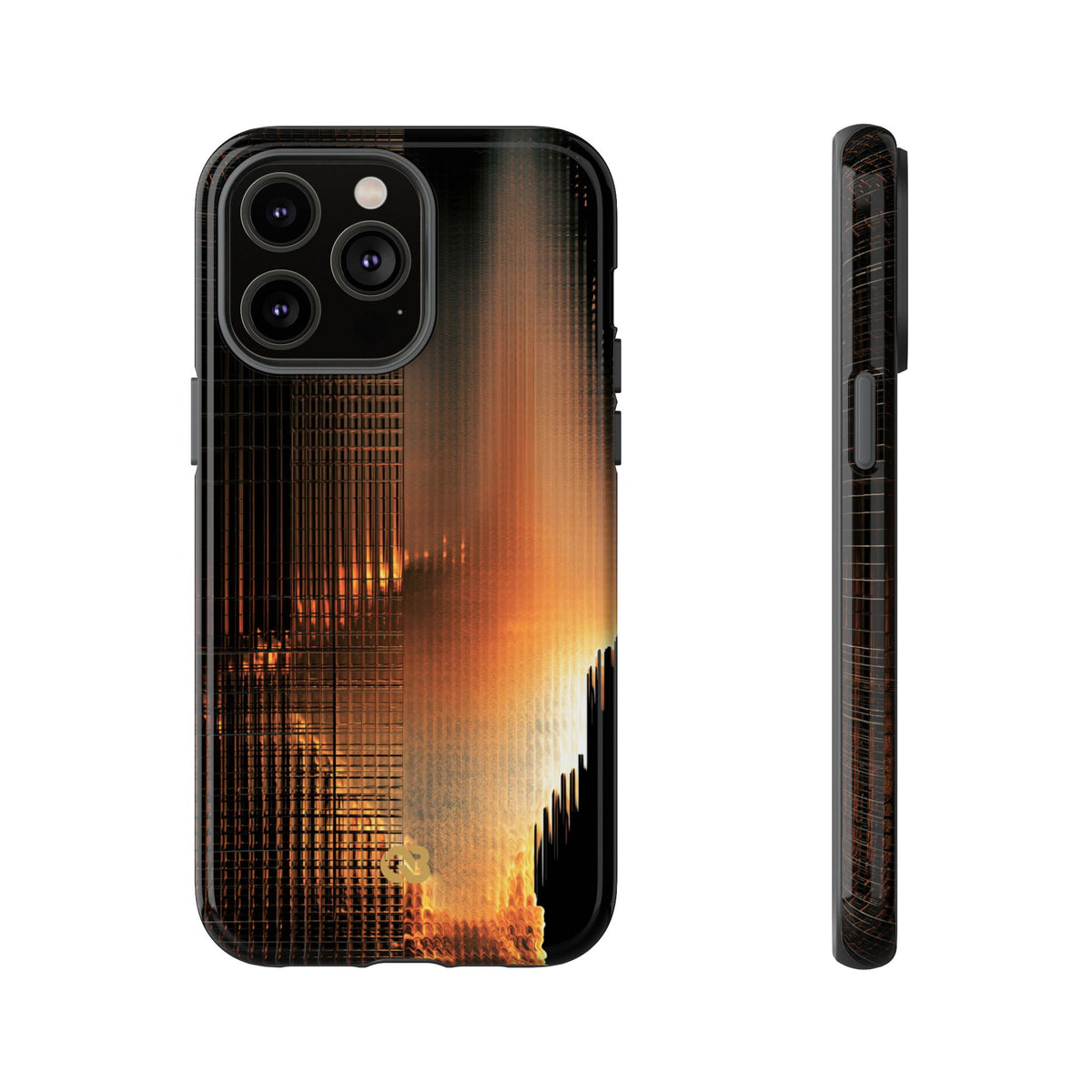 Luminous Grid · Tough Phone Case for iPhone · Black