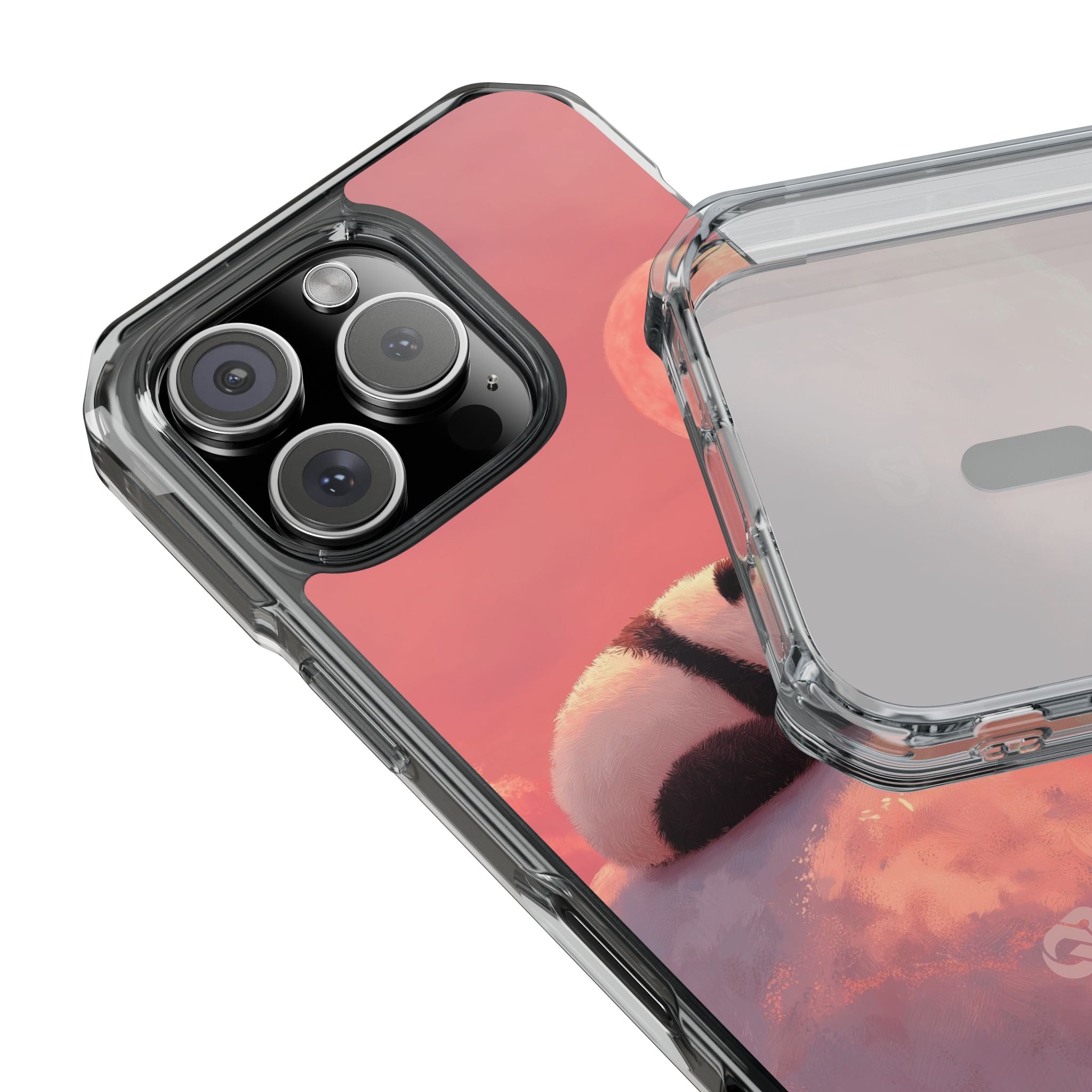 Rose Moon Panda · Impact Coque de téléphone pour iPhone · Magsafe