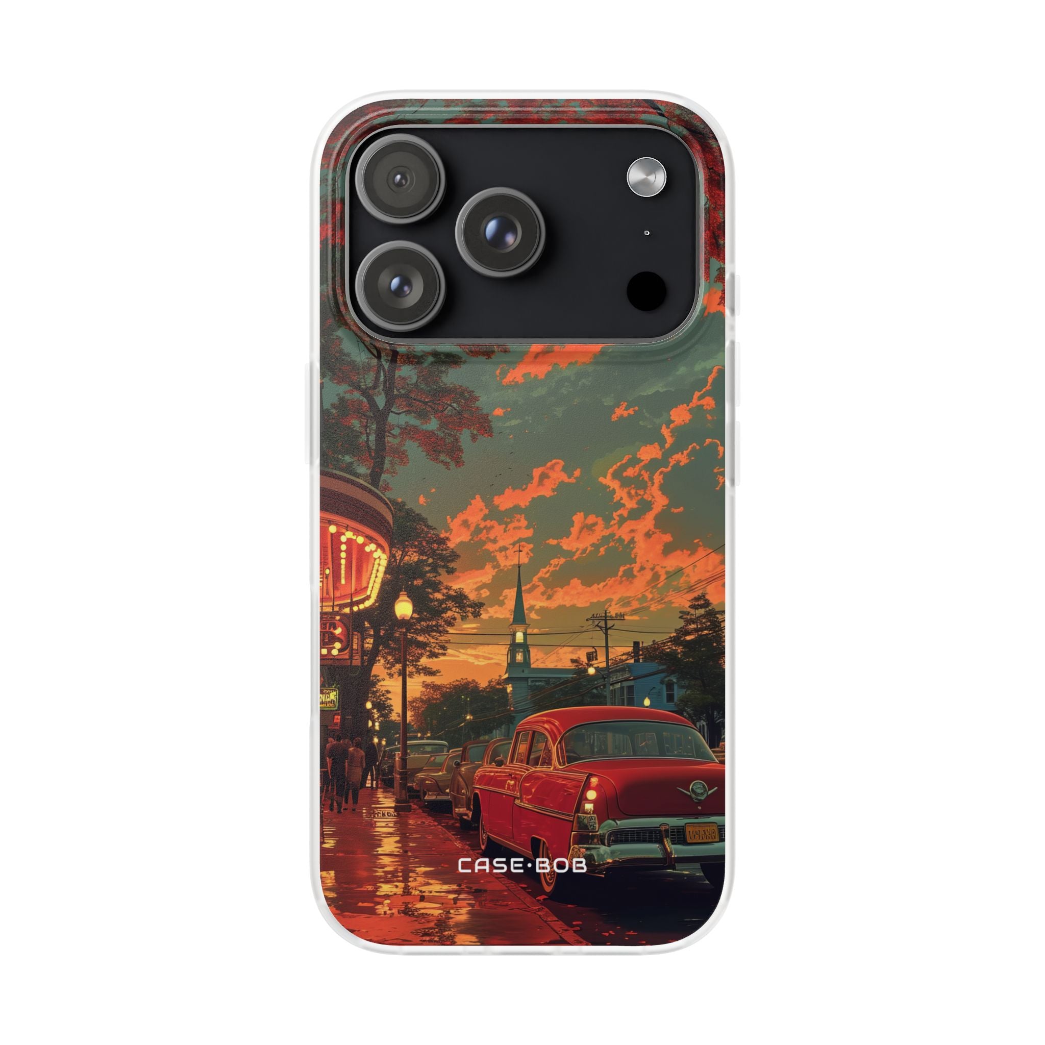 Crimson Classic iPhone 17 Pro Case - Soft - CASE•BOB