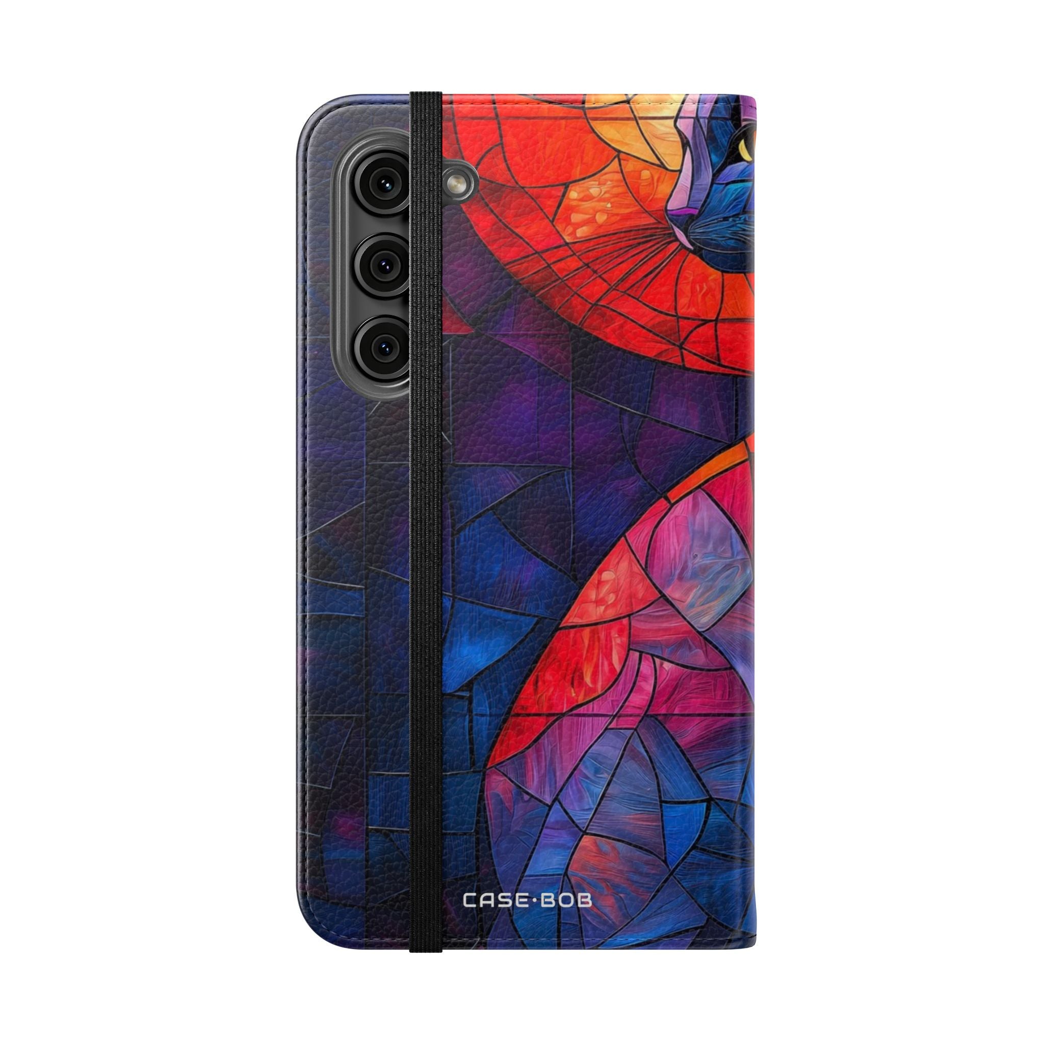 Stained Glass Cat - Samsung S23+ Case - Wallet