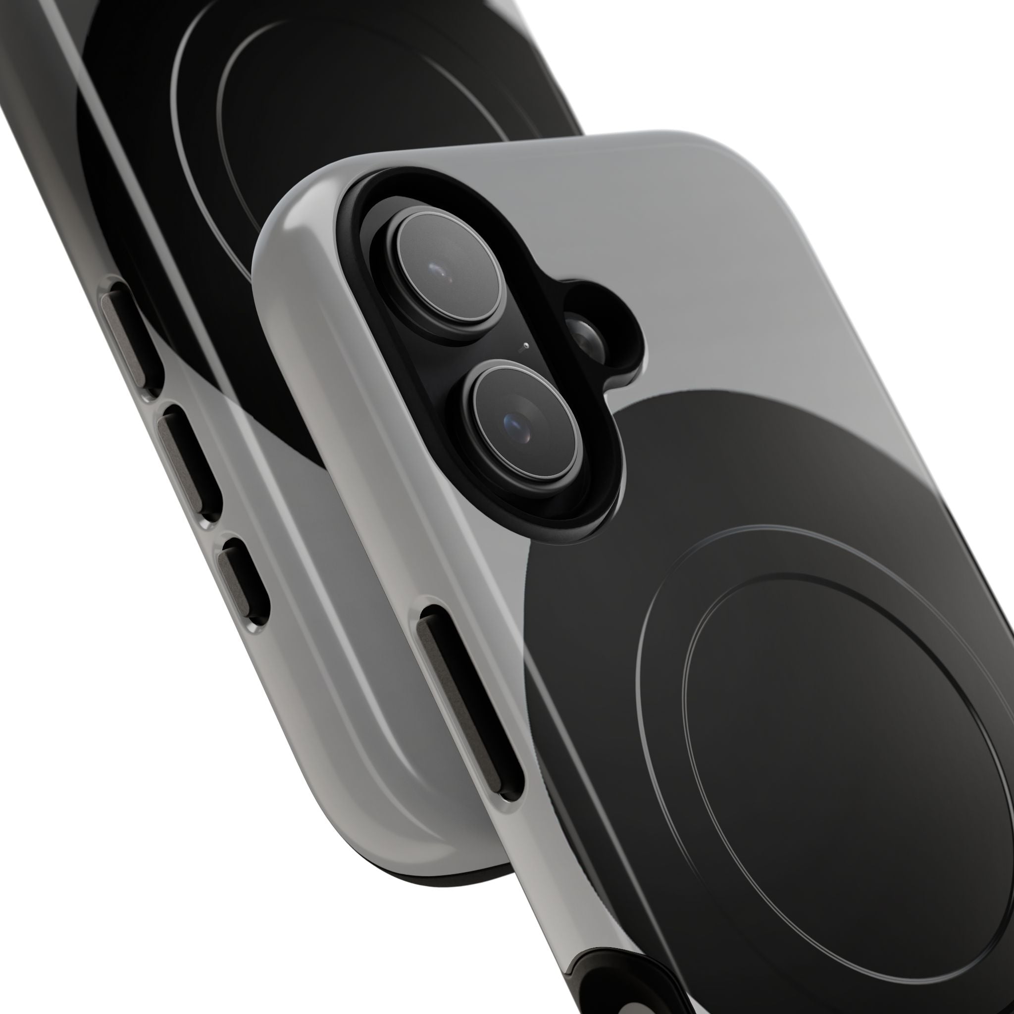 Grey Tough 2.0 Magsafe Phone Case for iPhone - Matte Onyx Sphere