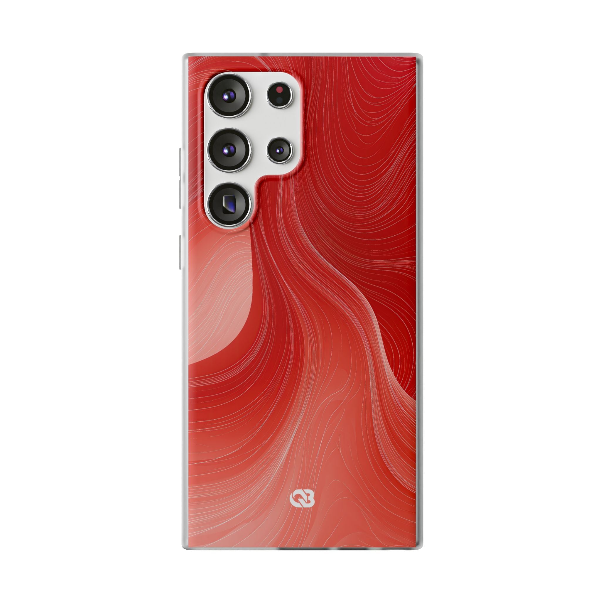 Red Lite Phone Case for Samsung - Crimson Silk Strands