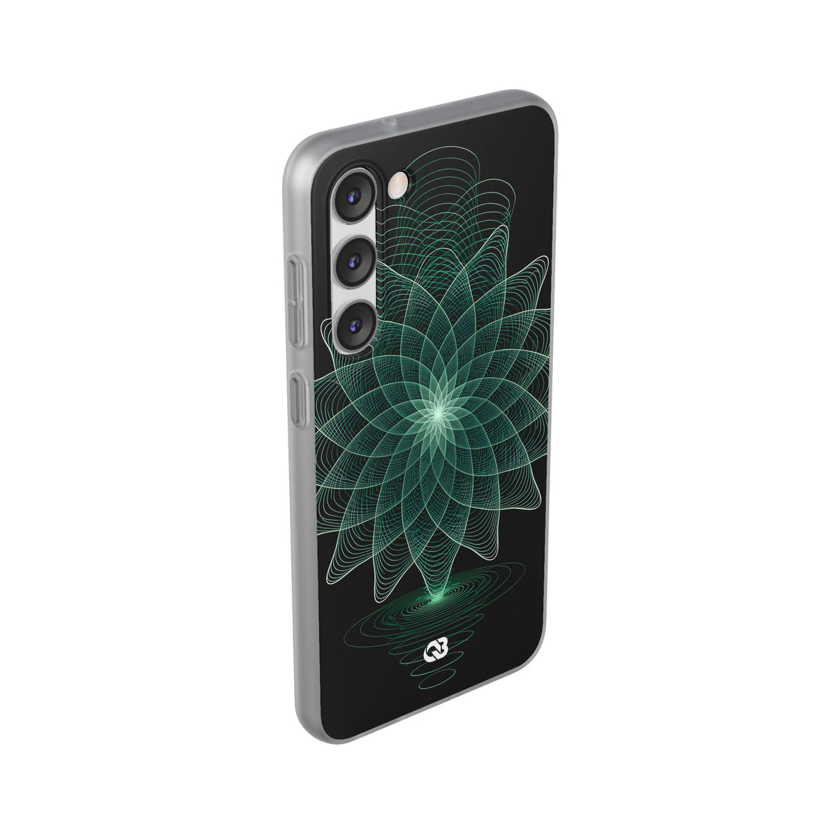 Verdant Harmonic Bloom · Lite Phone Case for Samsung · Black