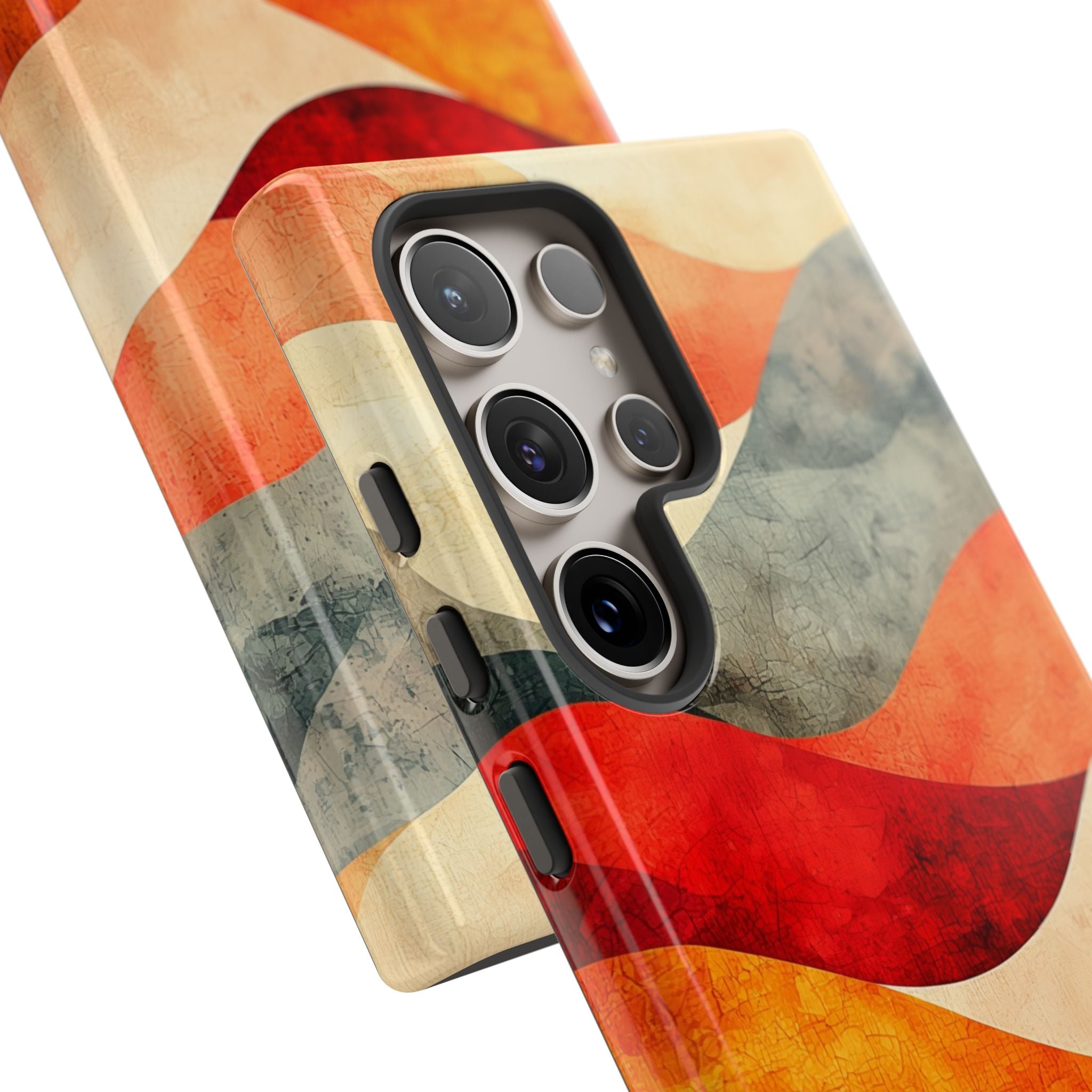 Cracked Wave Sunset Samsung S24 Ultra Skal - Tough