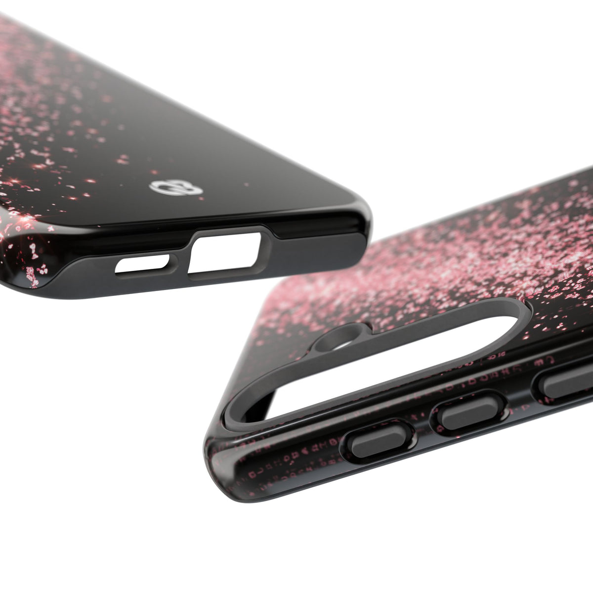 Rose Digital Cascade · Tough Phone Case for Samsung · Pink