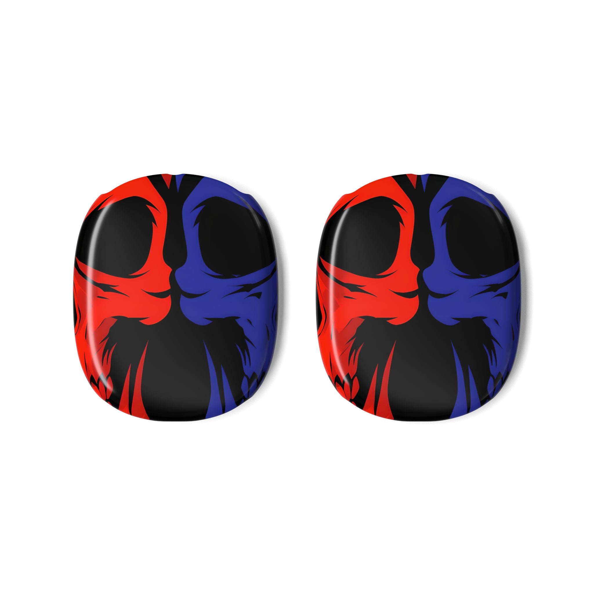 Dual Skulls RedBlue - AirPod Max Case