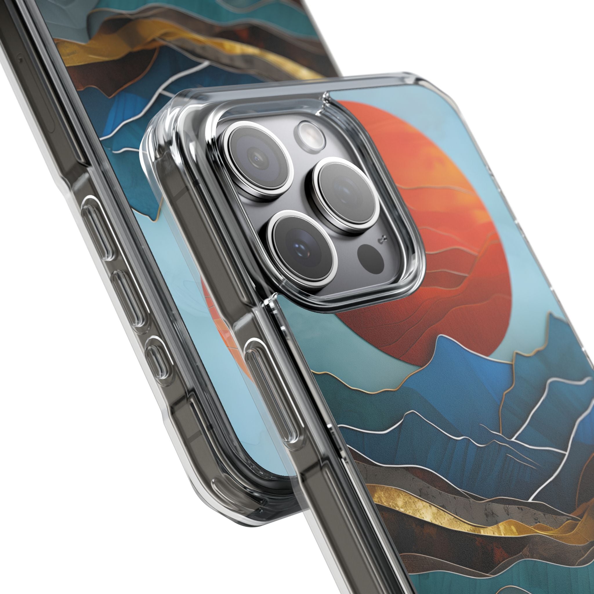 Molten Sun Peaks · Impact Hoesje voor iPhone · Magsafe
