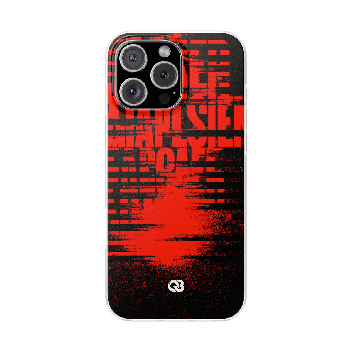 Crimson Redaction · Lite Phone Case for iPhone · Black