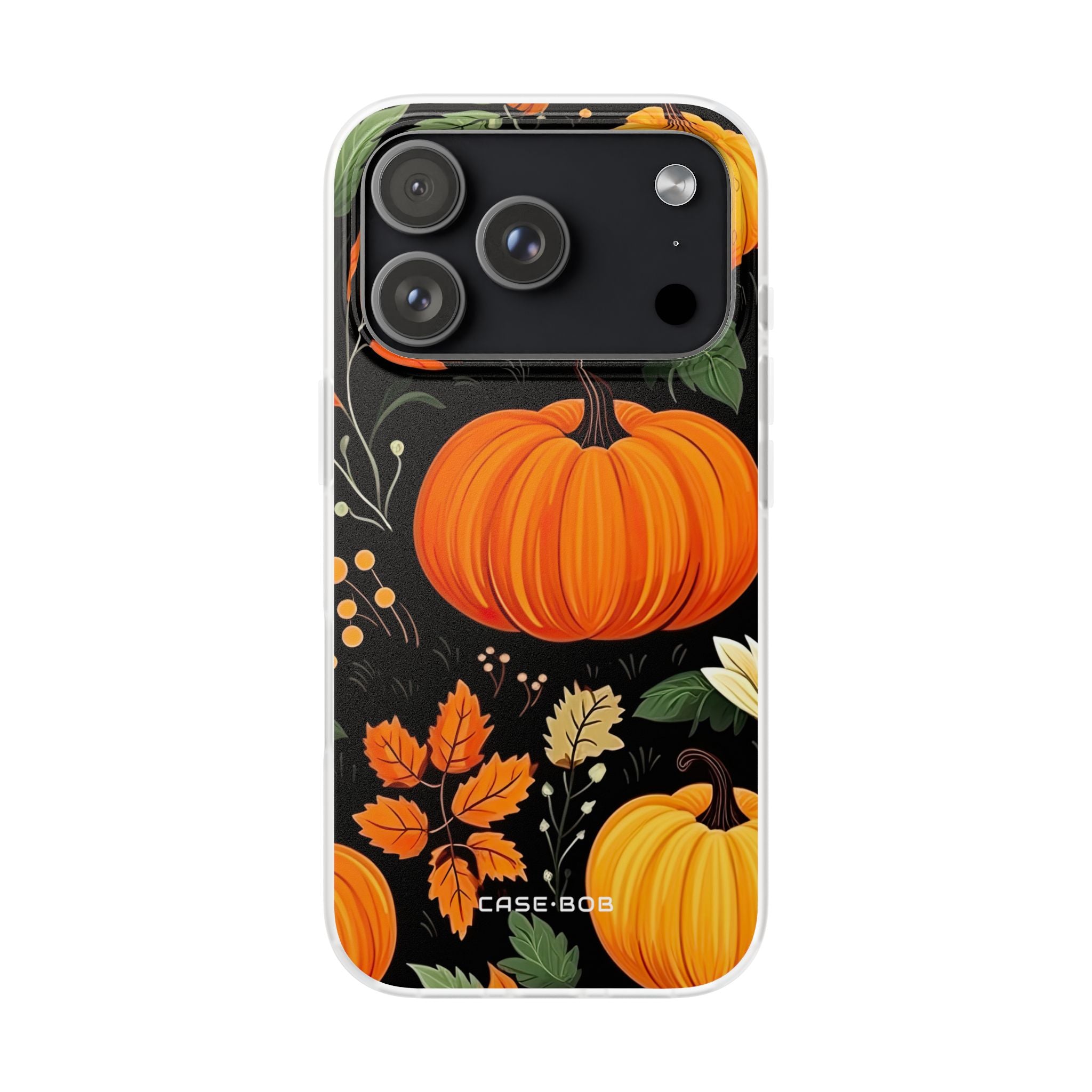 Pumpkin Glow iPhone 17 Pro Case - Soft - CASE•BOB