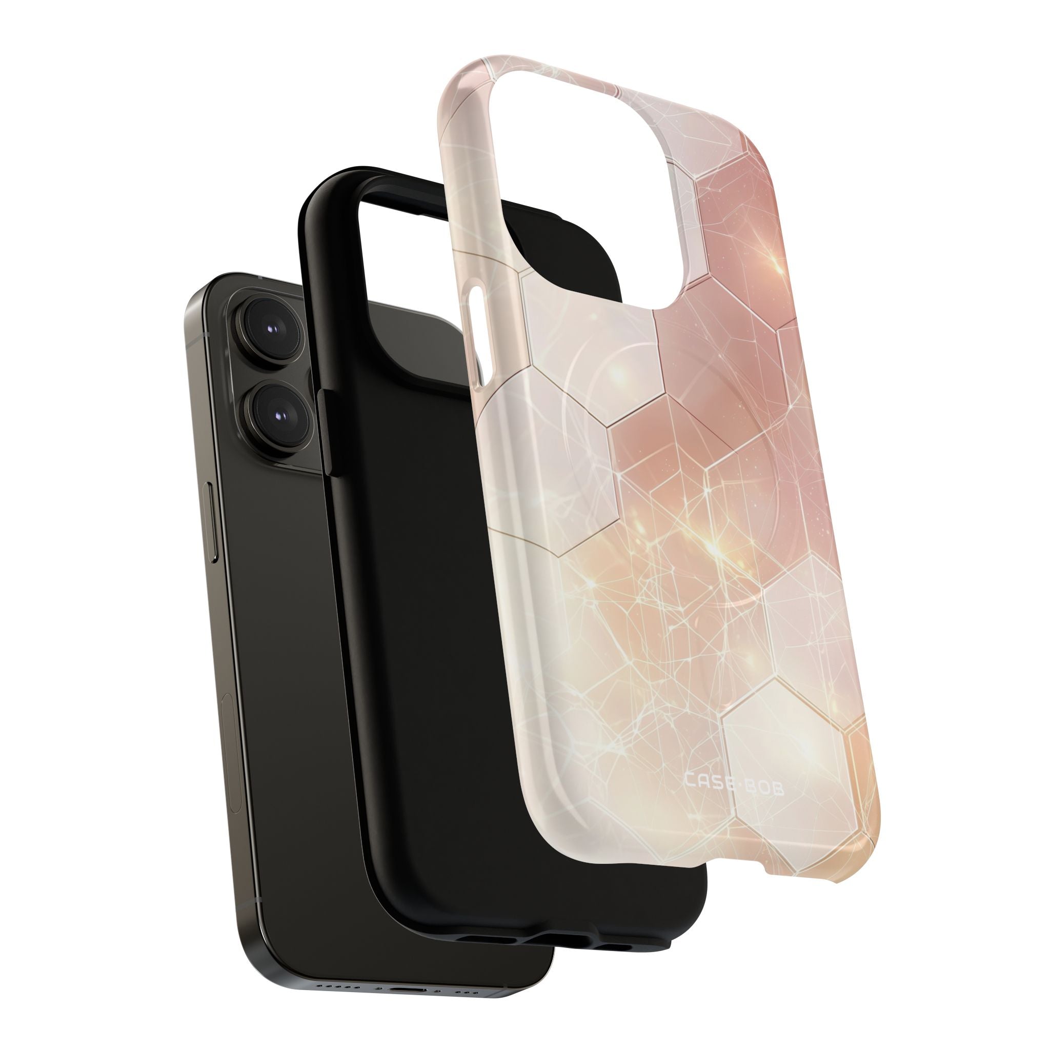 Honeycomb Glow iPhone 14 Pro Case - Tough+