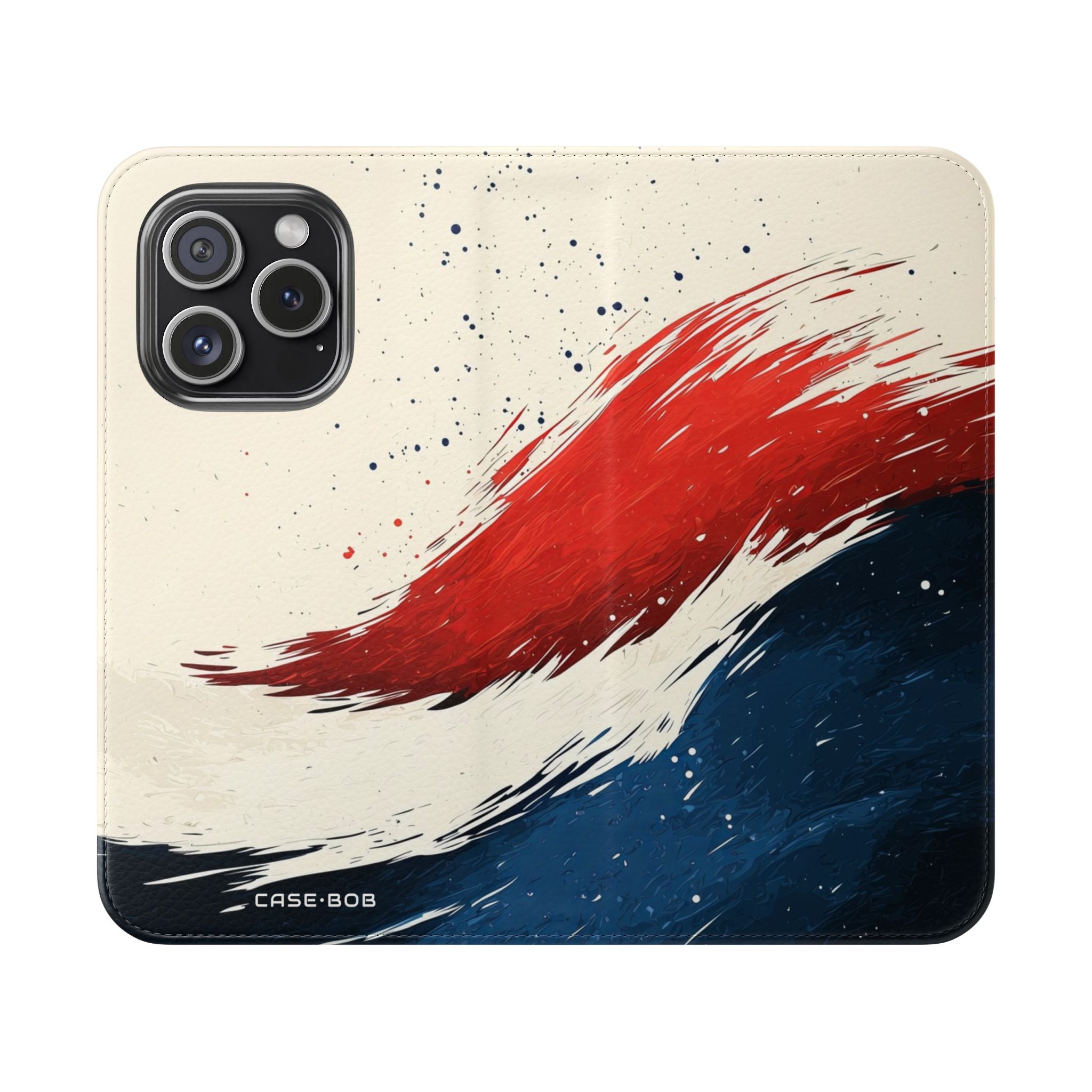 Crimson Sweep - iPhone 15 Pro Case - Wallet