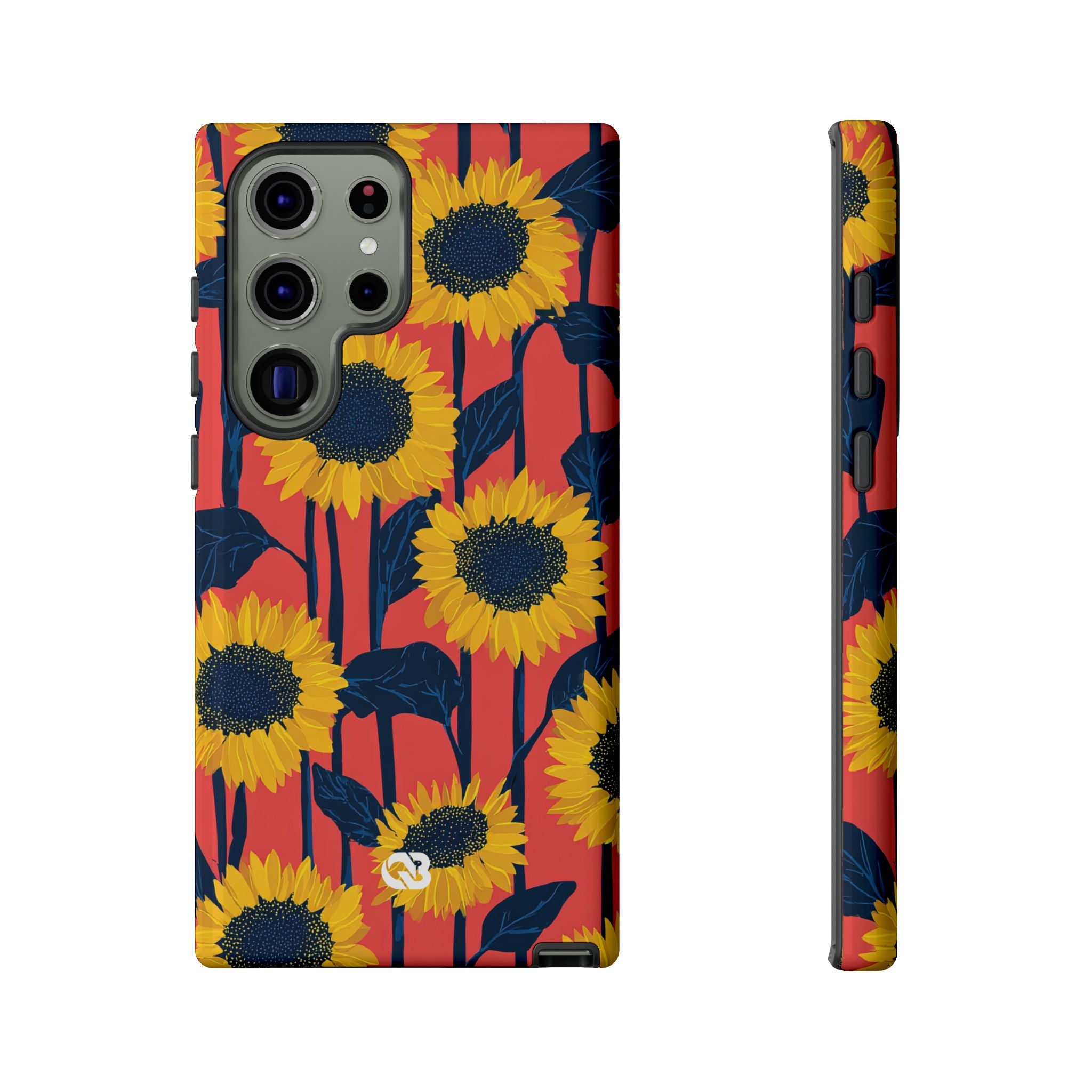 Solar Navy Bloom · Tough Phone Case for Samsung