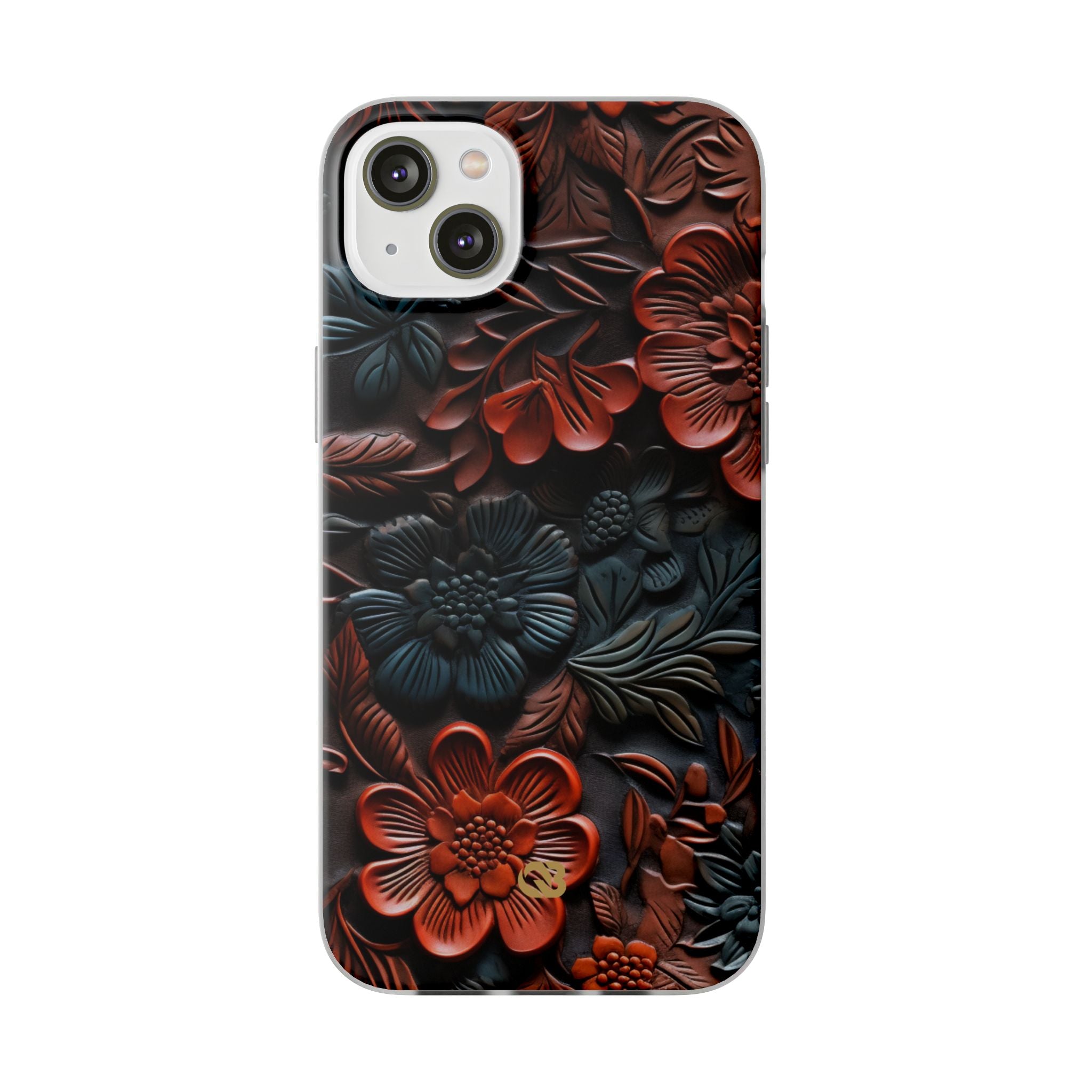 Carved Earth Bloom · Soft Phone Case for iPhone