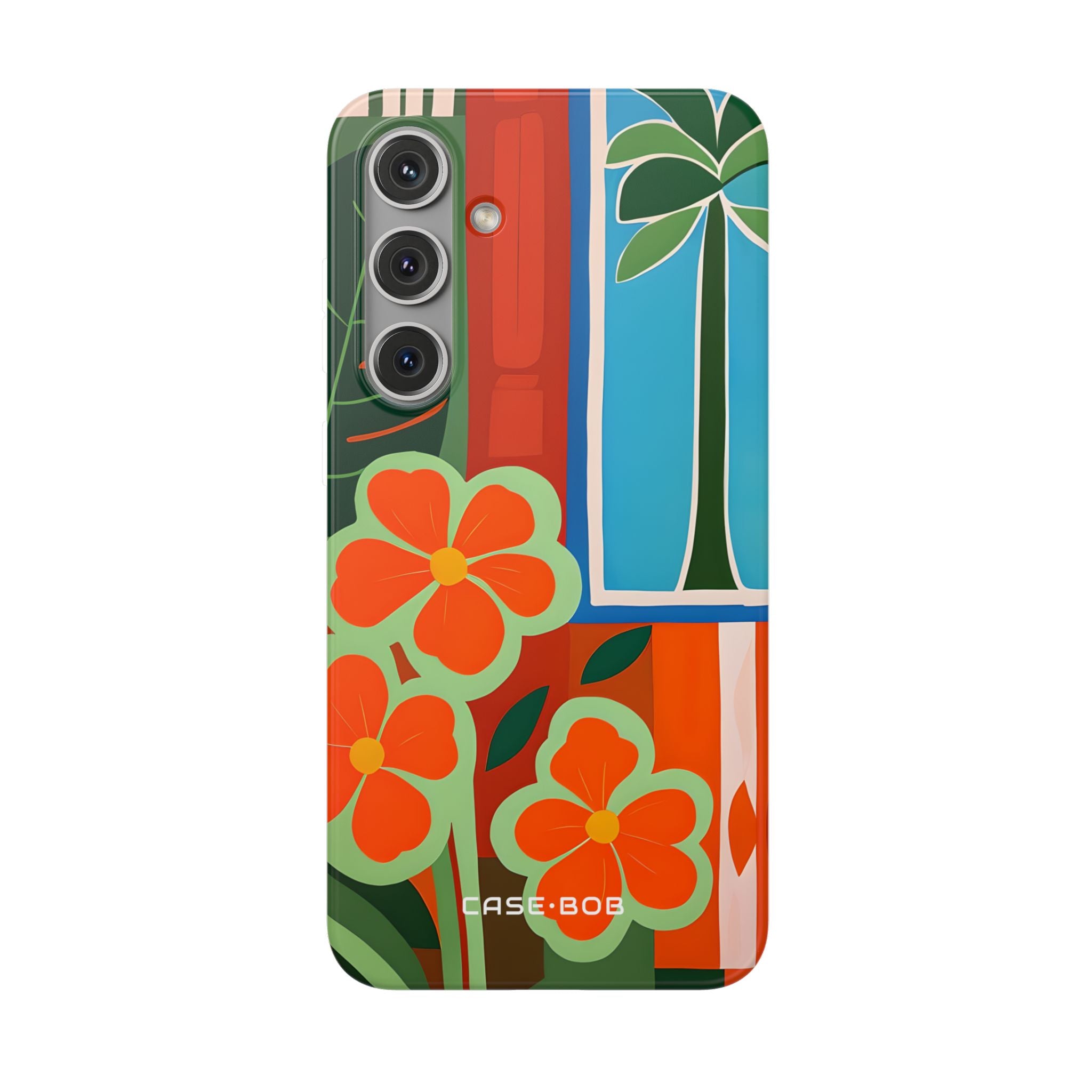 Orange Blossom Burst Samsung S24 Plus Case - Soft