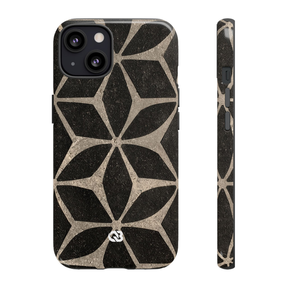 Concrete Mosaic Star · Tough Phone Case for iPhone · Black