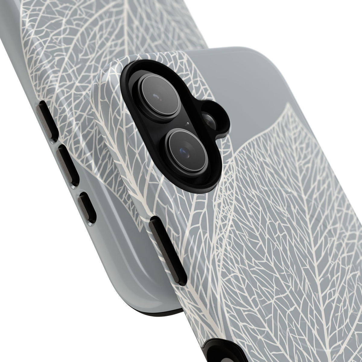 Minimal Leaf Skeleton · Tough 2.0 Magnetic Phone Case for iPhone · Grey