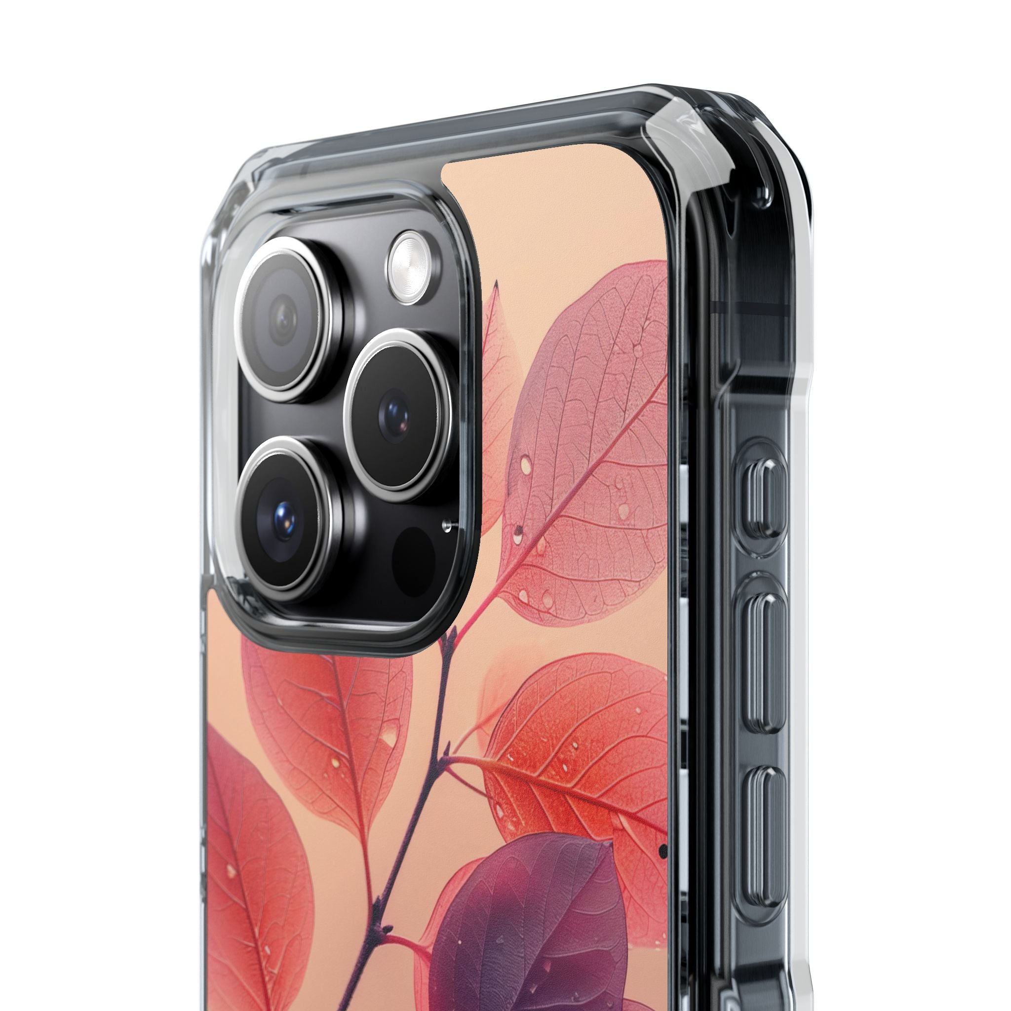 Dewy Magenta Foliage · Impact Phone Case for iPhone · Magsafe