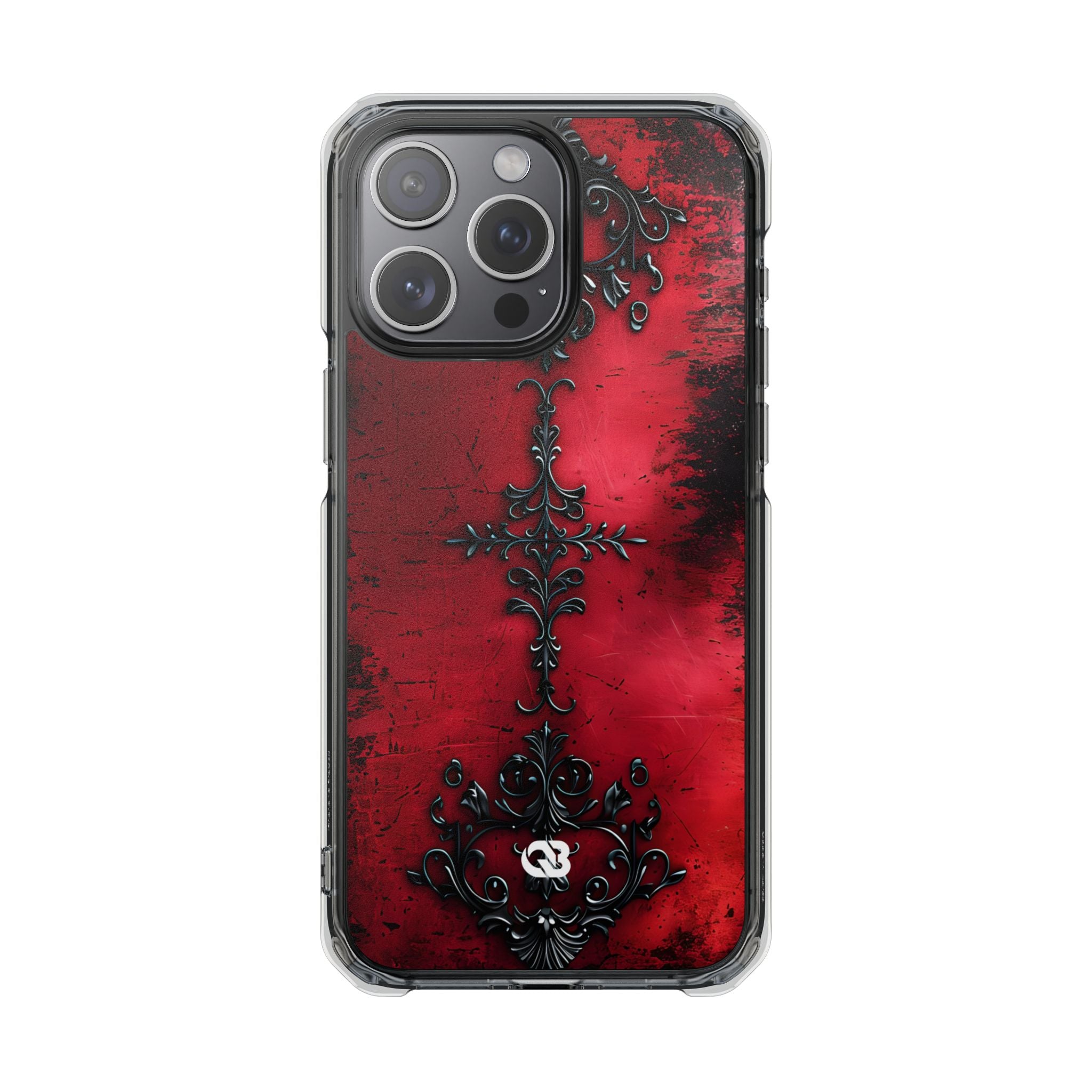 Crimson Gothic Filigree · Impact Phone Case for iPhone · Magsafe