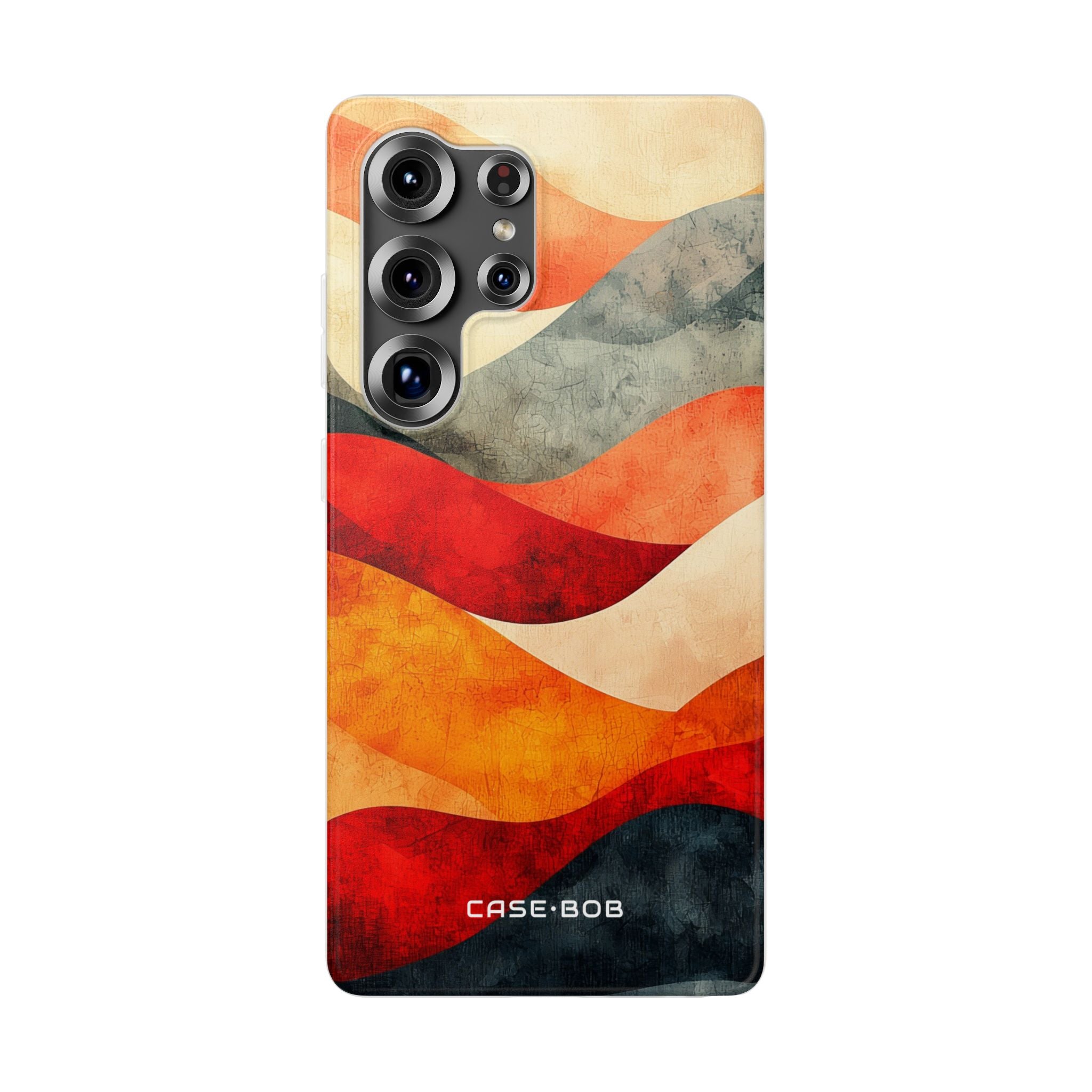 Cracked Wave Sunset Samsung S25 Ultra Case - Soft