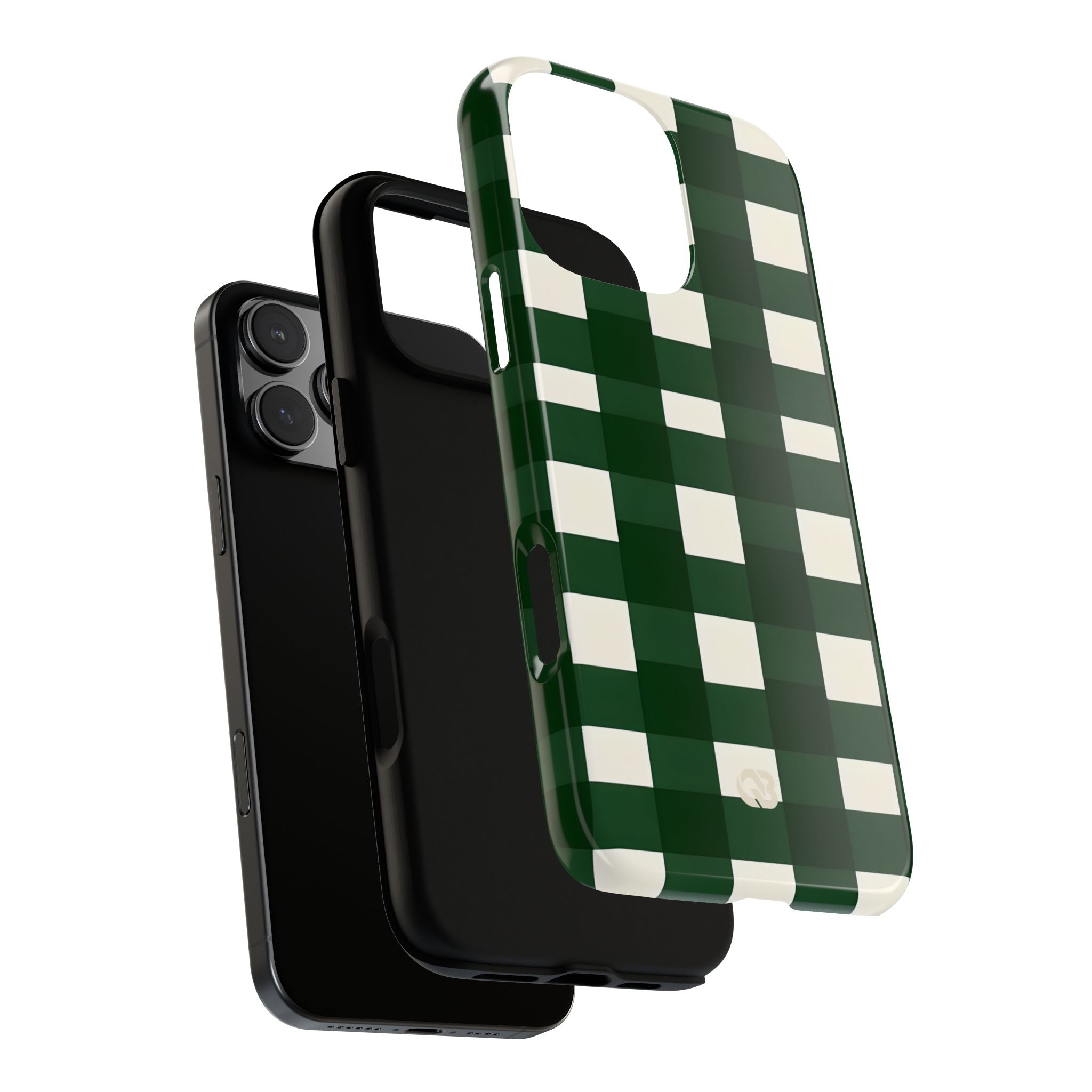 Hunter Green Plaid · Tough Phone Case for iPhone