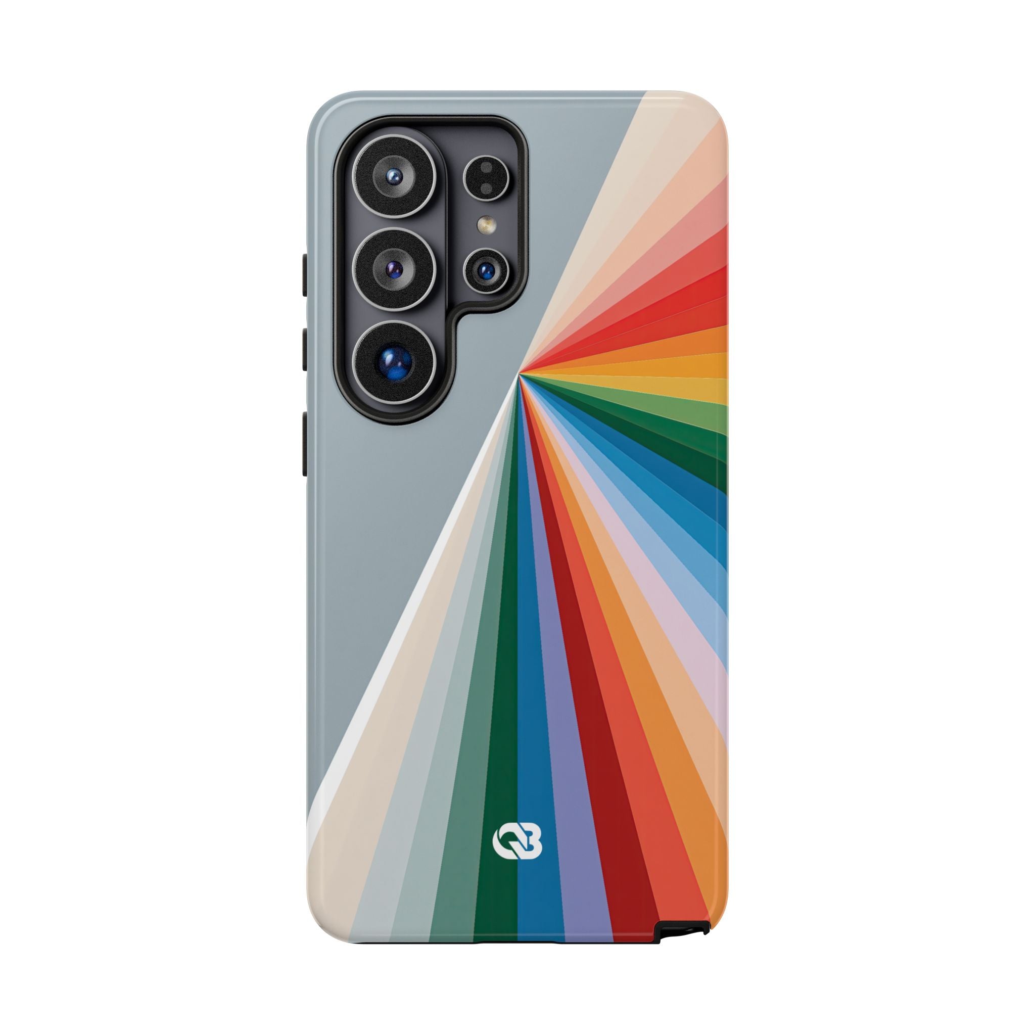 Grey Tough Phone Case for Samsung - Slate Prism Burst