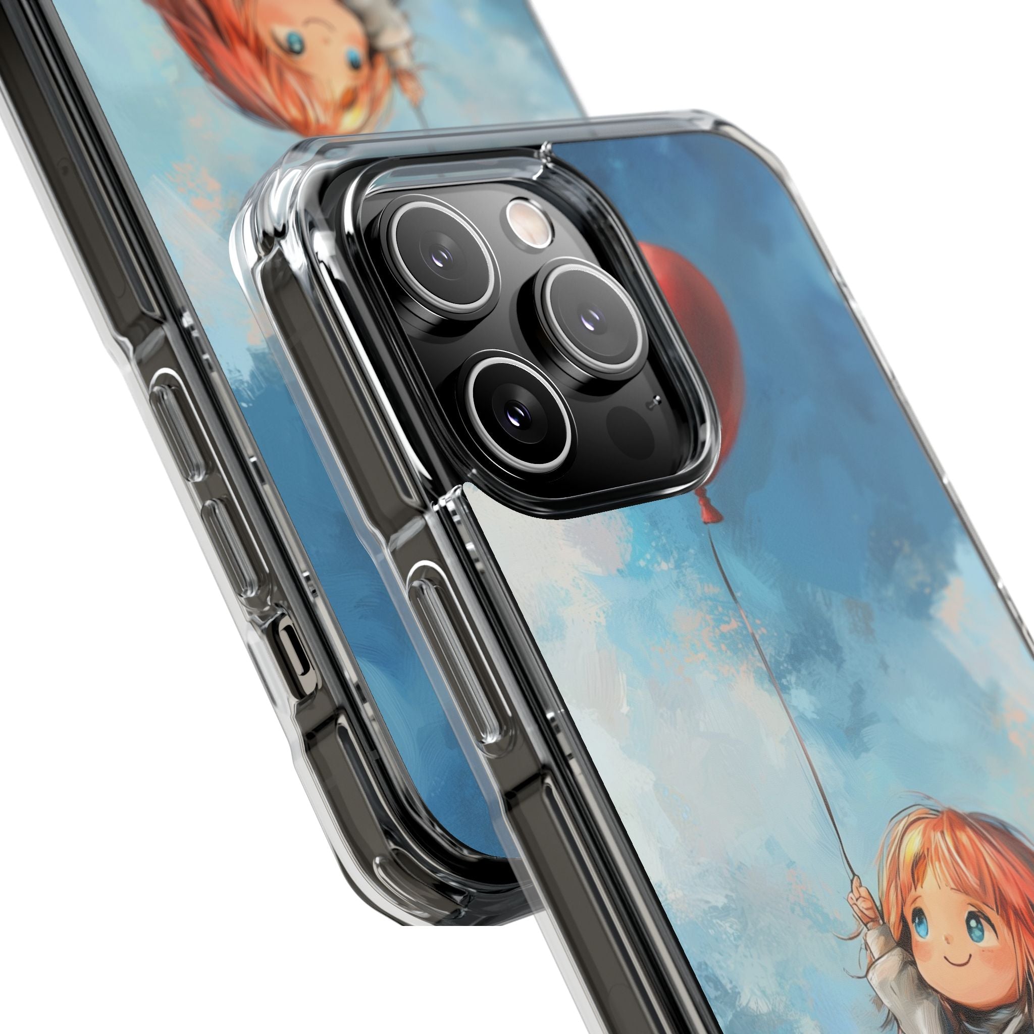 Crimson Heart Sky · Impact Phone Case for iPhone · Magsafe