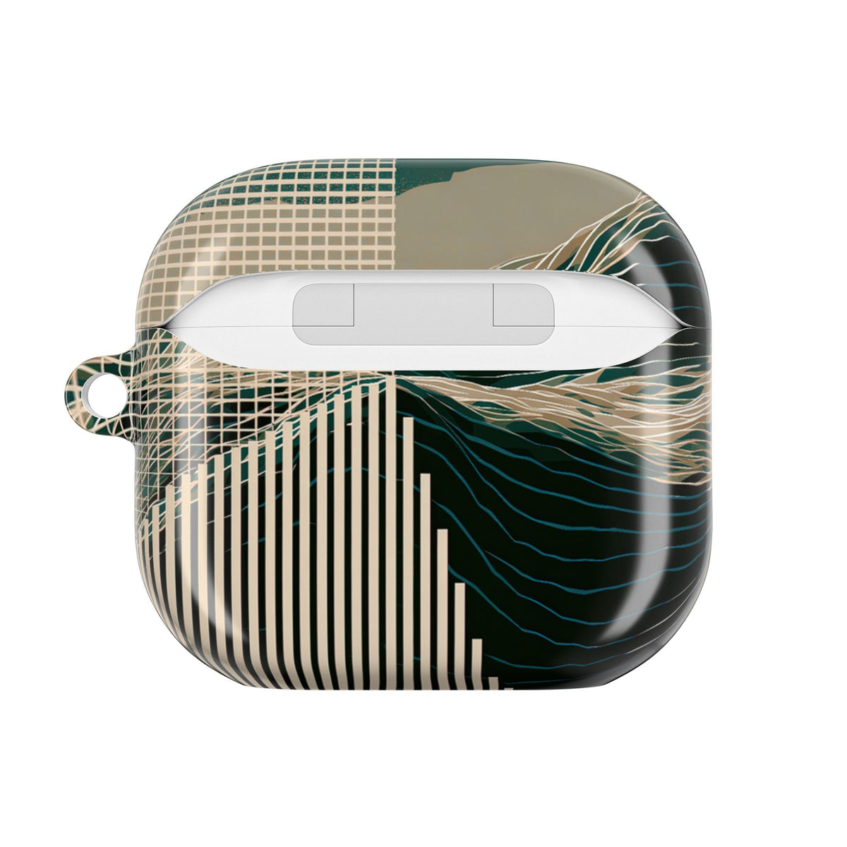 Orbital Terrain · Hard Case for AirPods & AirPods Pro · Green