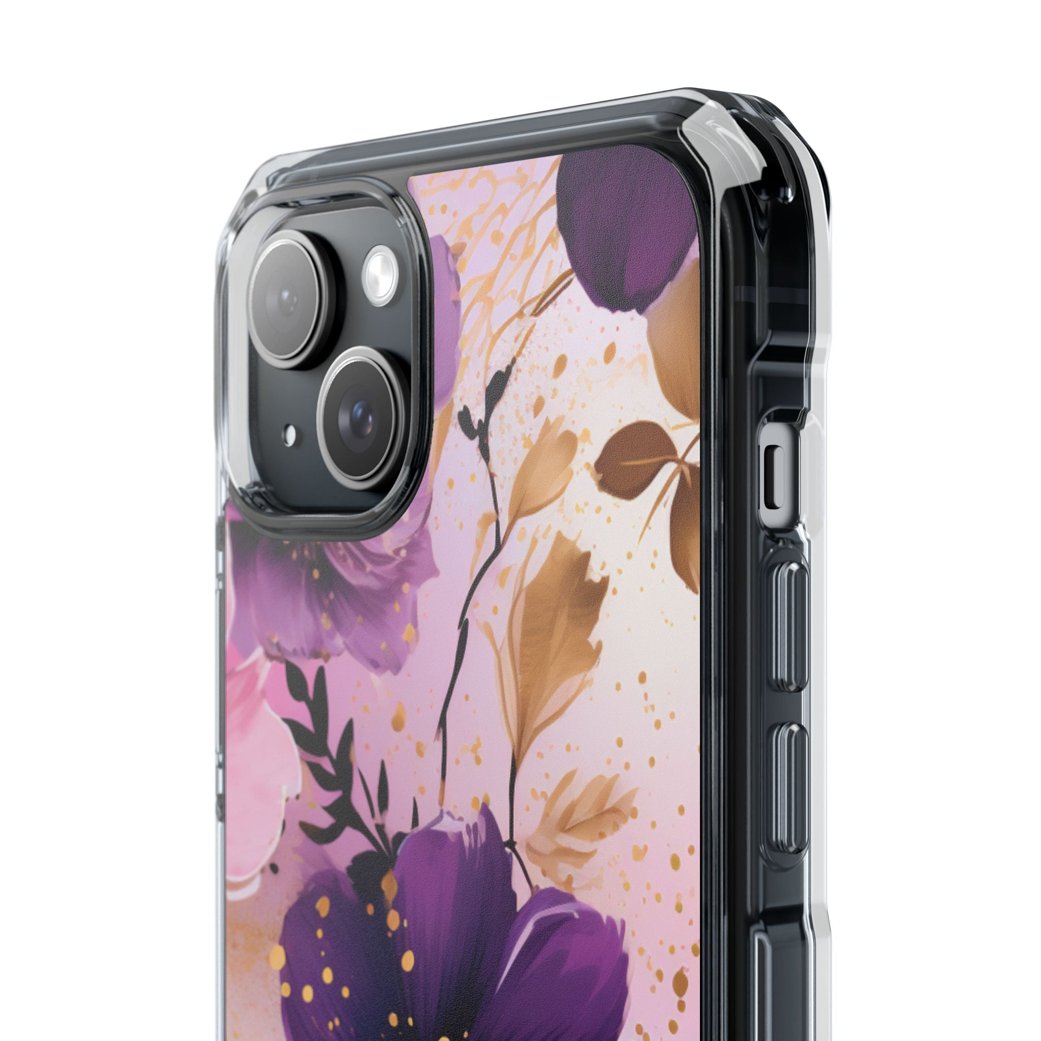Gilded Violet Bloom · Impact Custodia per iPhone · Magsafe