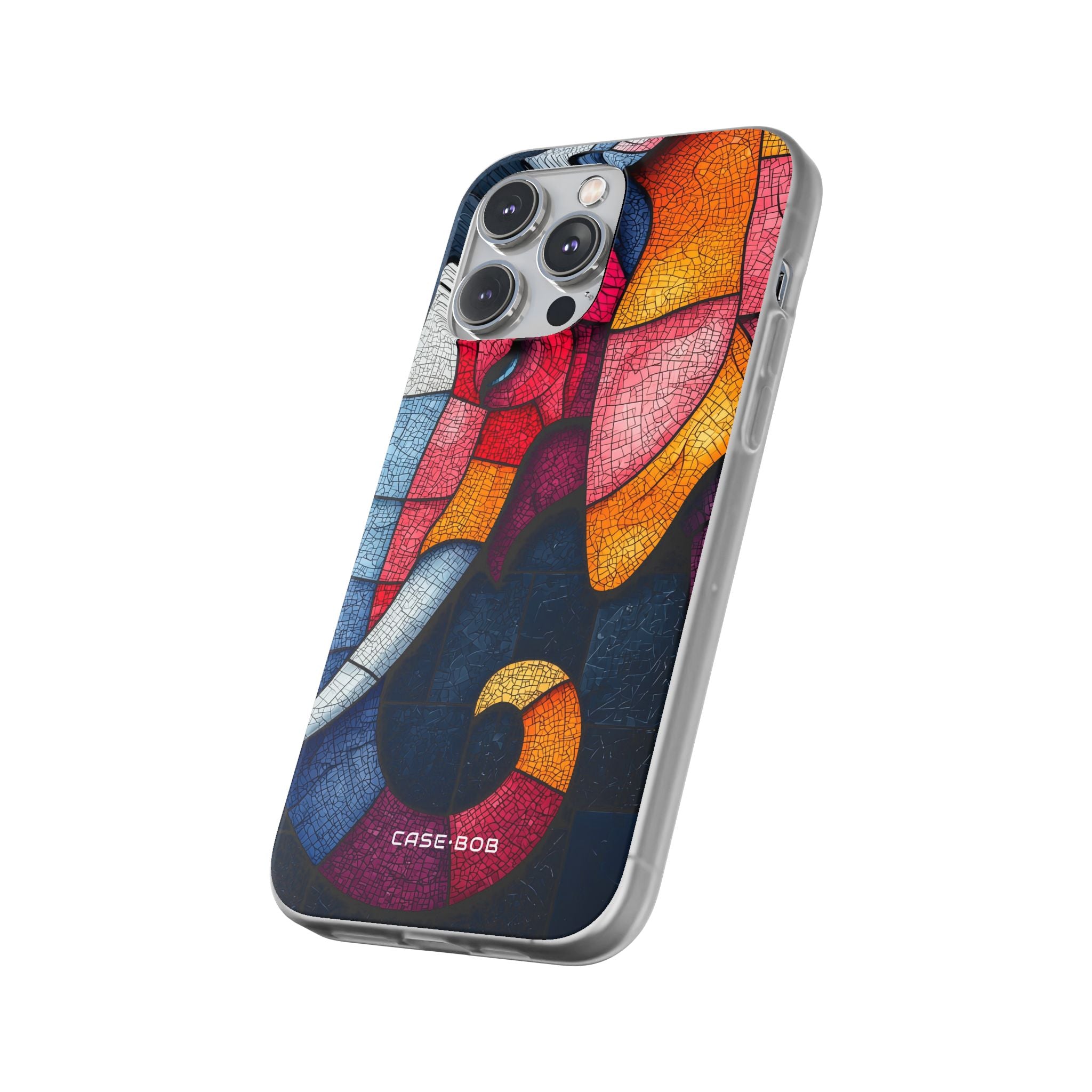 Norsumosaikki iPhone 14 Pro Max -pehmeä suojakotelo