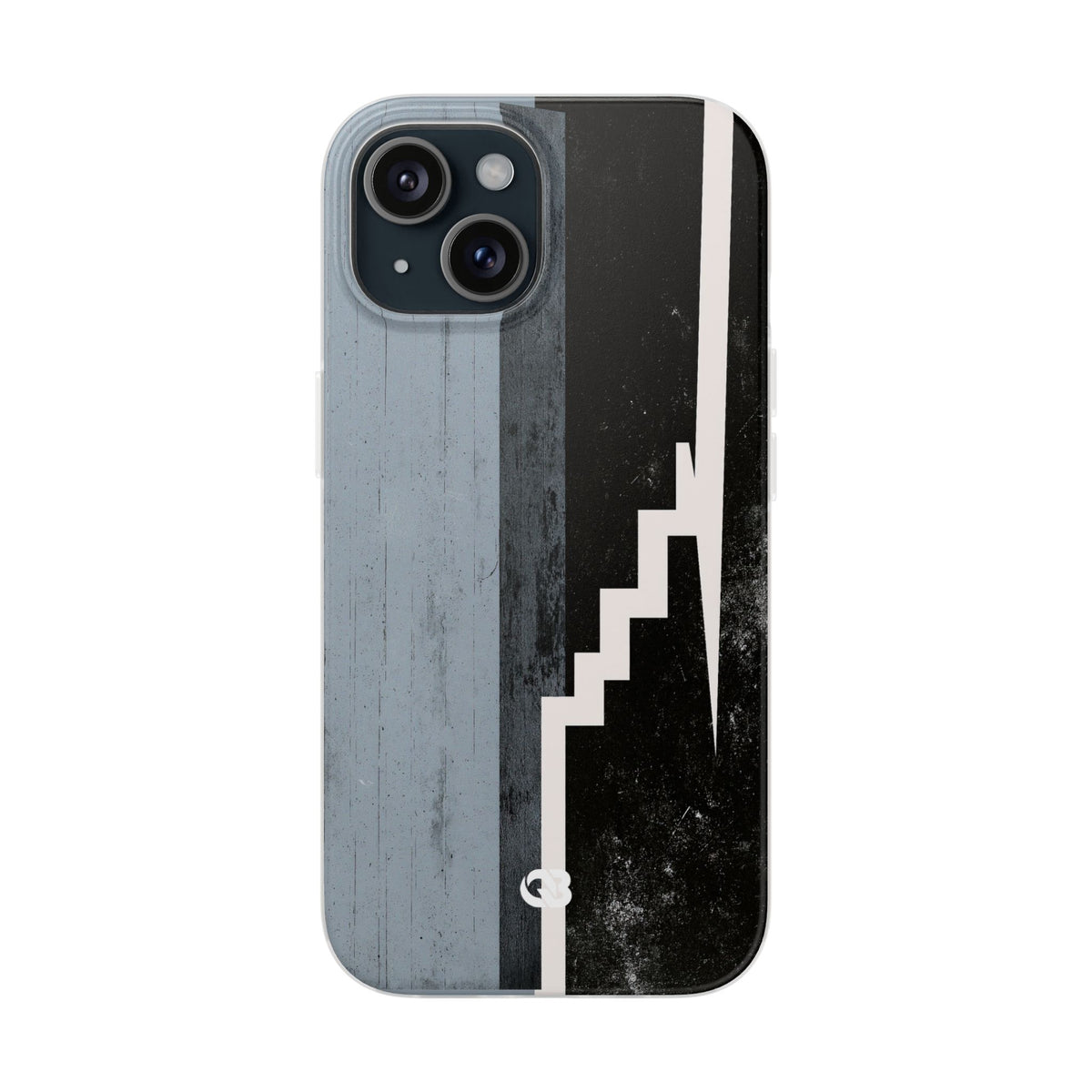 Grey Lite Phone Case for iPhone - Industrial Concrete Void