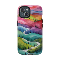 Fluid Rainbow Ridge · Tough+ Hülle · MagSafe