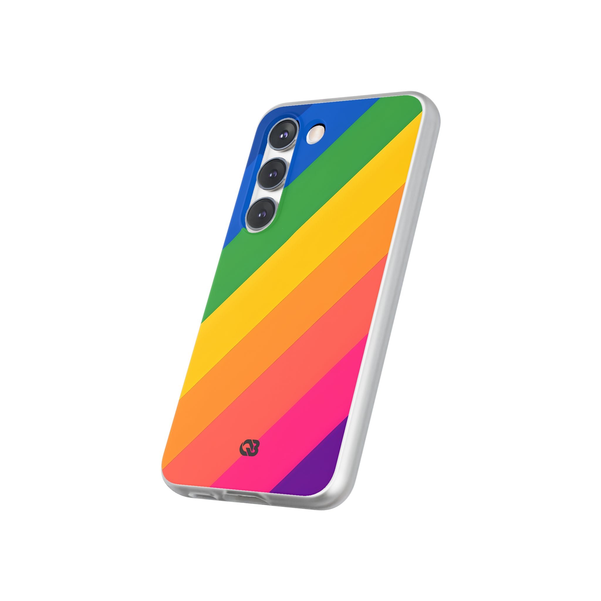 Vibrant Spectrum Slope · Soft Phone Case for Samsung