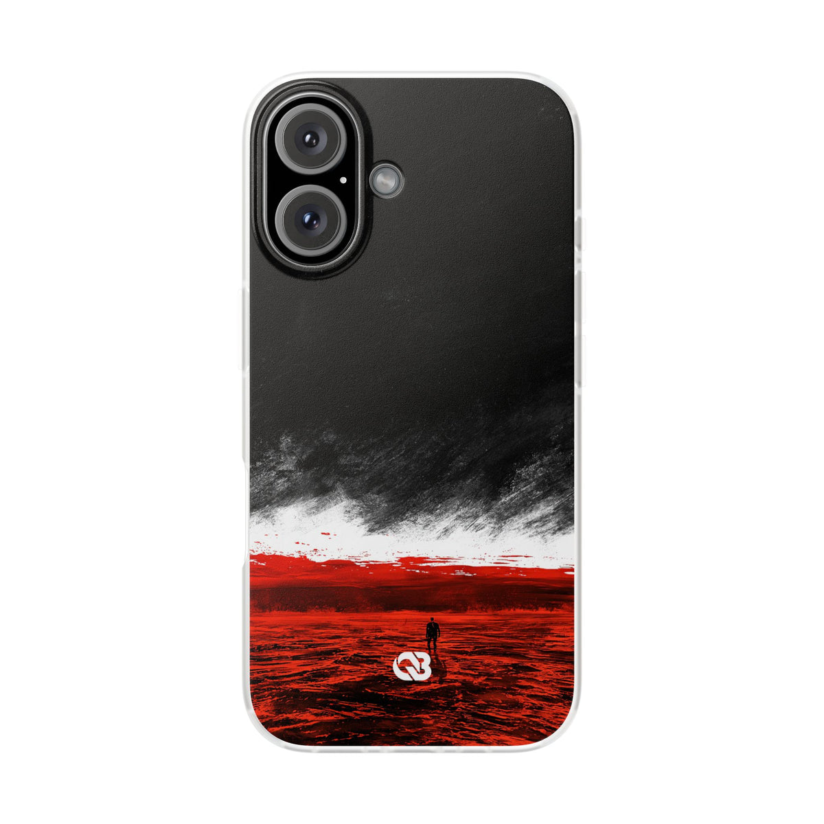 Crimson Void · Lite Phone Case for iPhone · Black