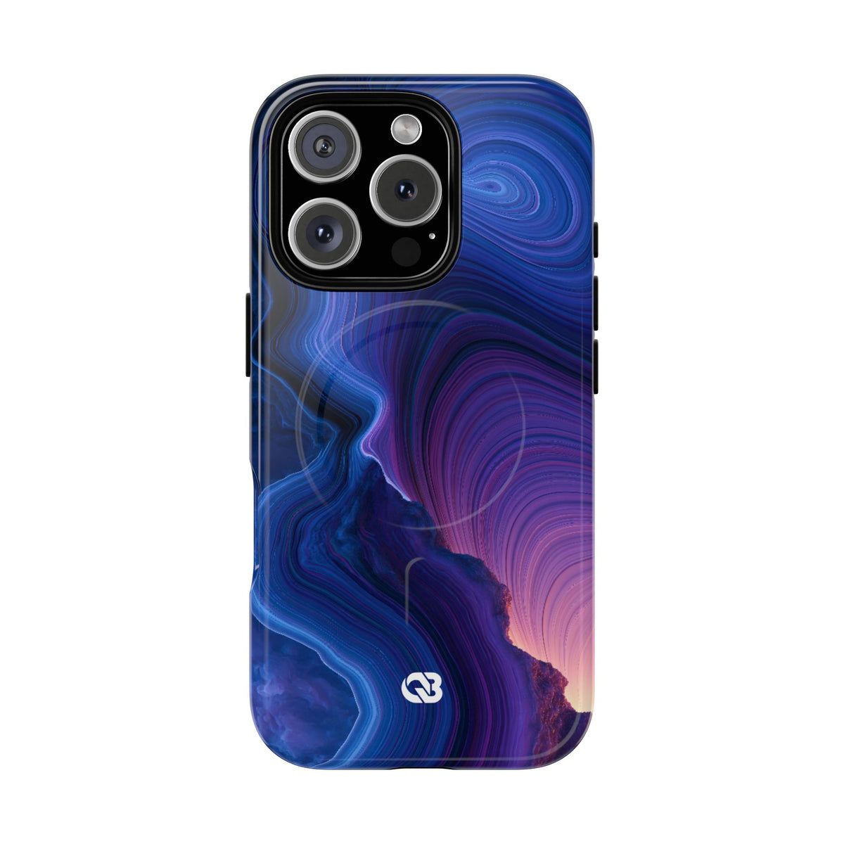 Radiant Strata · Tough 2.0 Magnetic Phone Case for iPhone · Blue