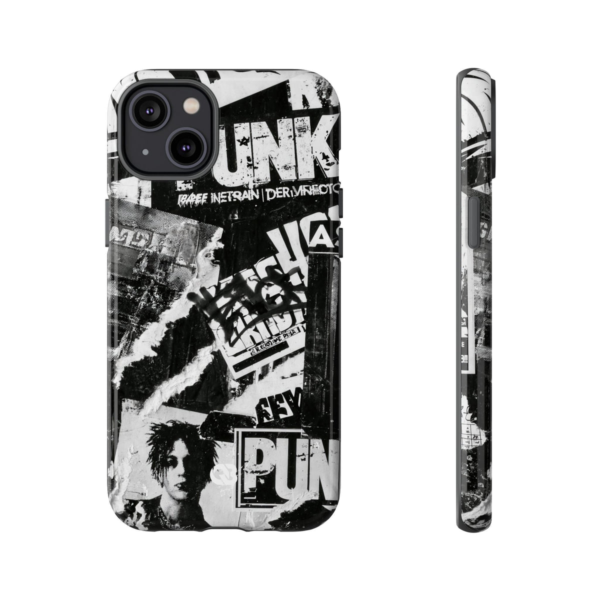 Underground Punk Collage · Tough Phone Case for iPhone · Black
