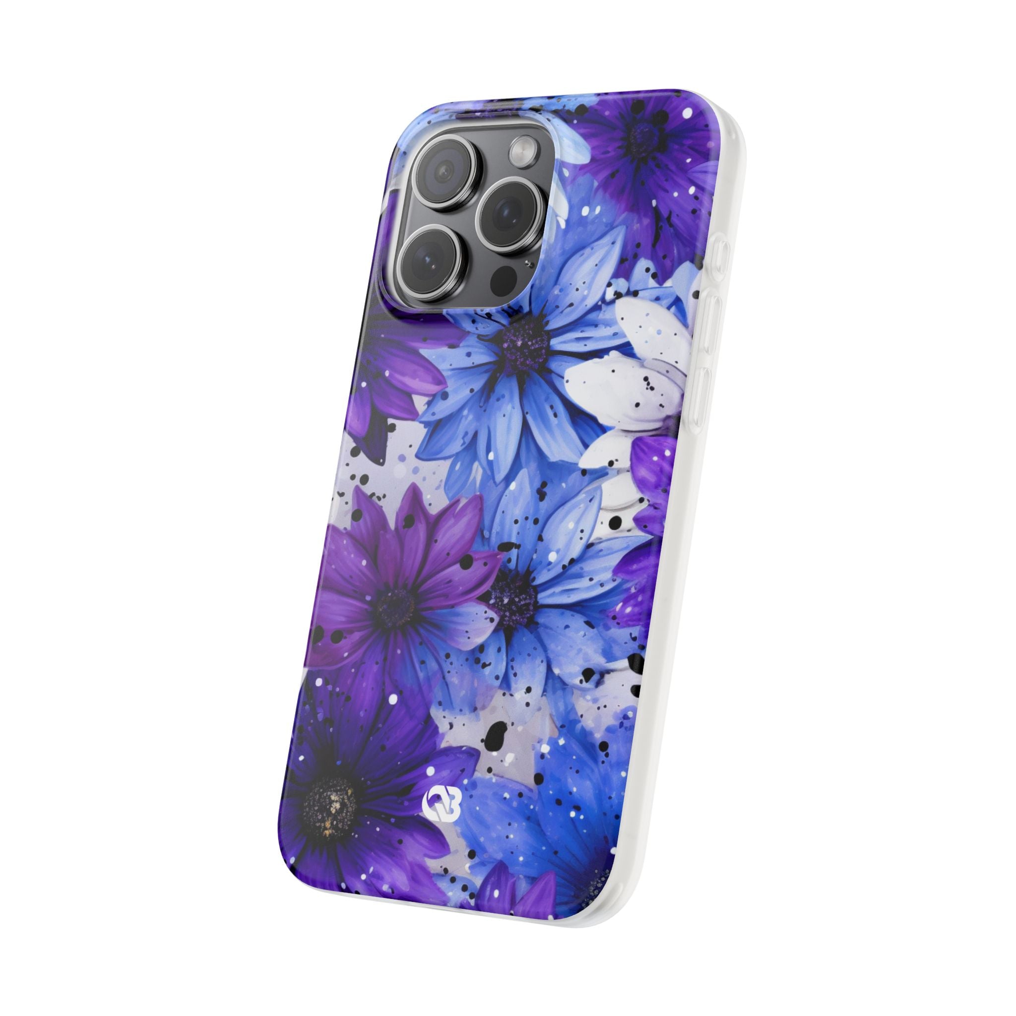 Ink Splatter Blooms · Soft Coque de téléphone pour iPhone