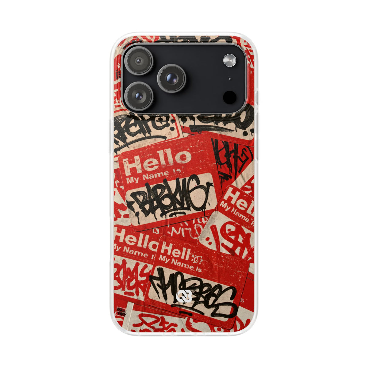 Slap Tag Collage · Lite Phone Case for iPhone · Red