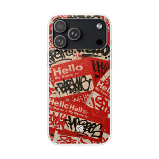 Slap Tag Collage · Lite Phone Case for iPhone · Red